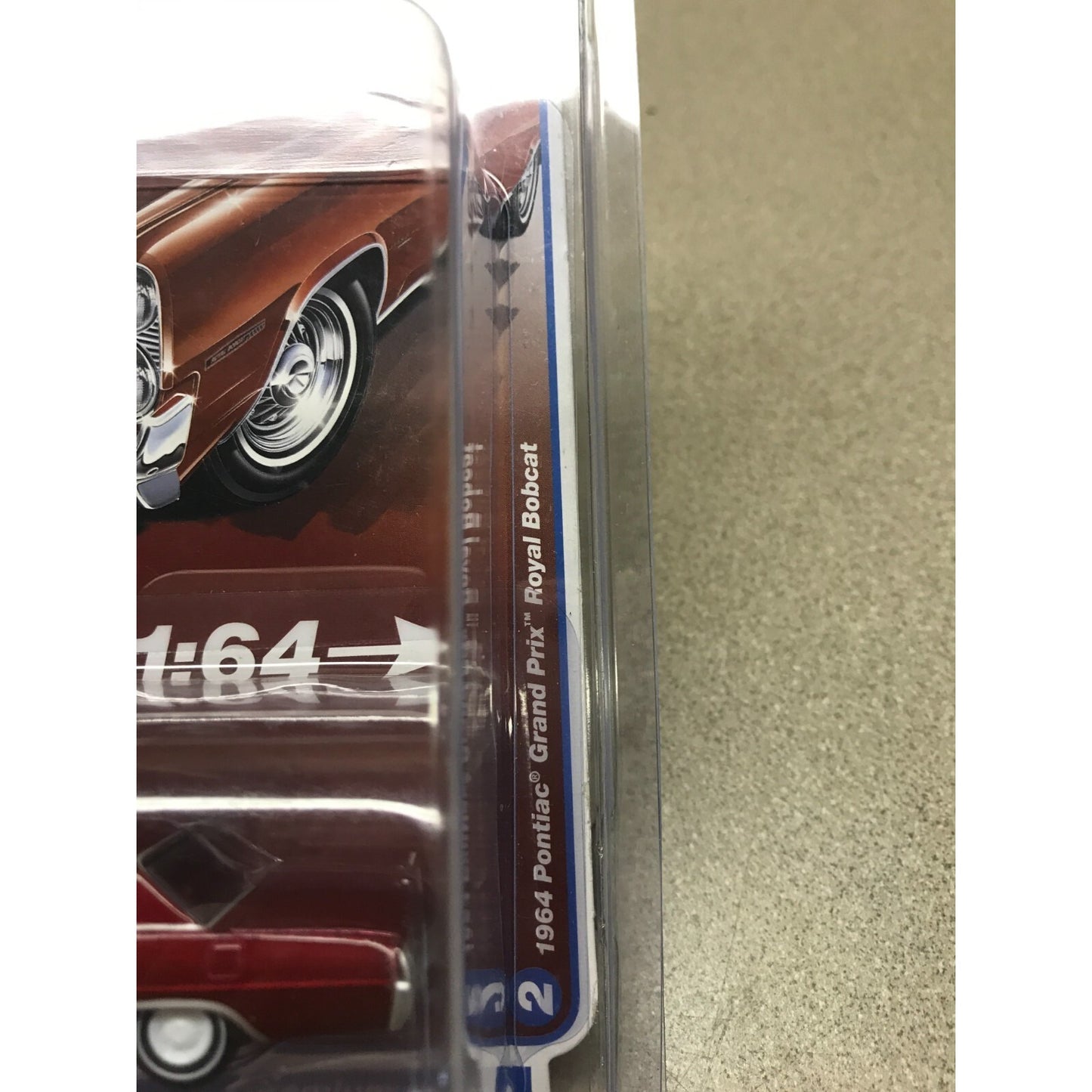 1964 Pontiac Grand Prix Royal Bobcat Ultra Red Chase Die-Cast