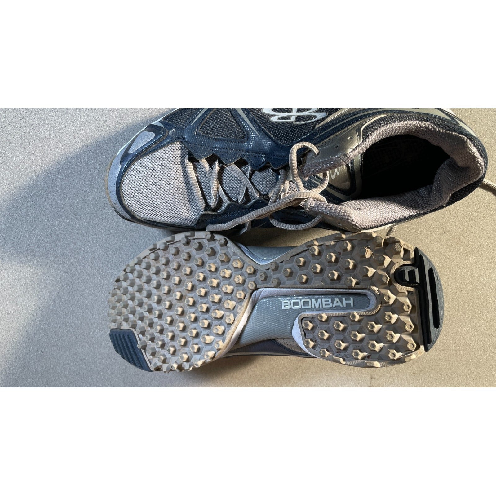 Boombah Man Made Sneakers Size 12  bottom of shoe no wear
