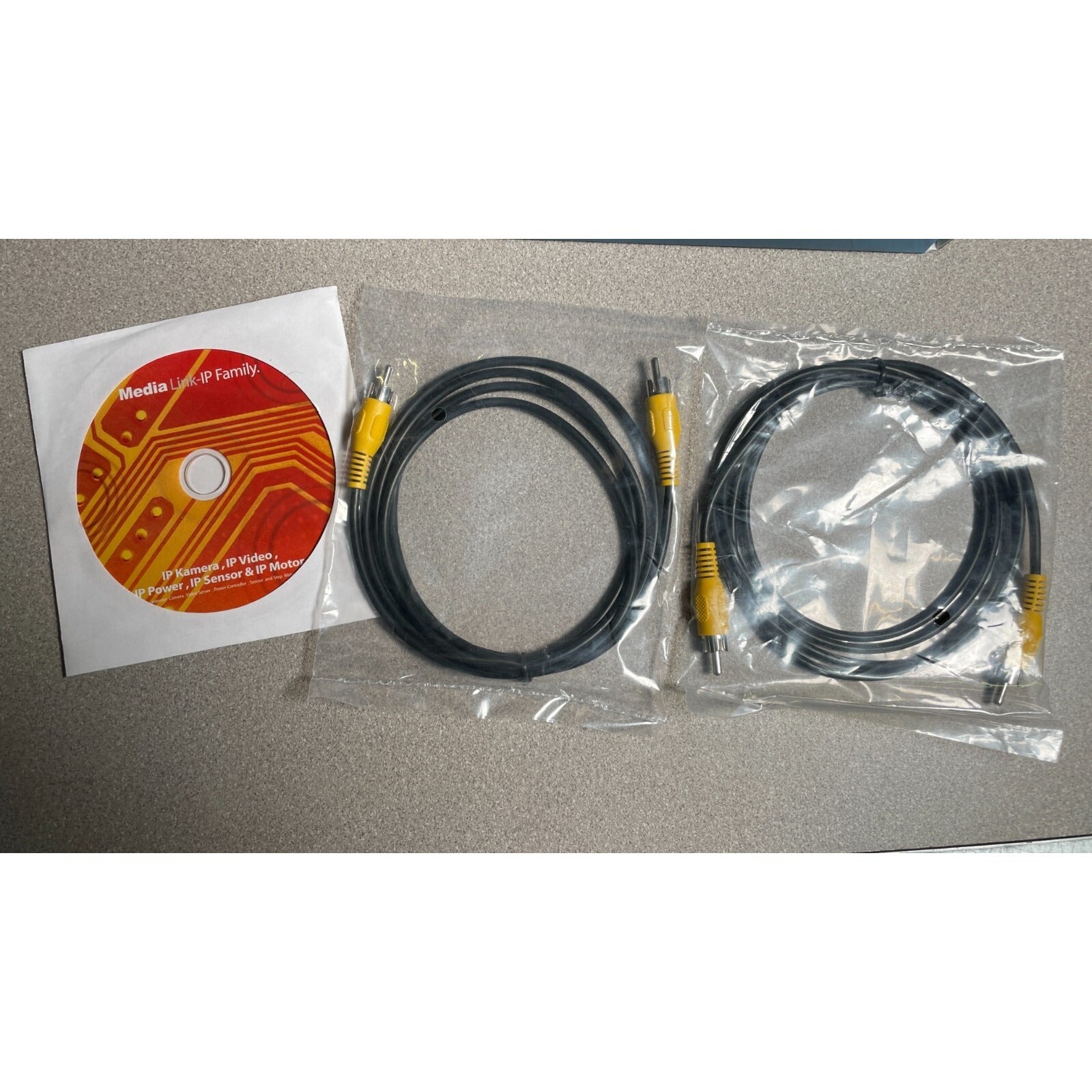 IP Video Network Video Server CD, cables