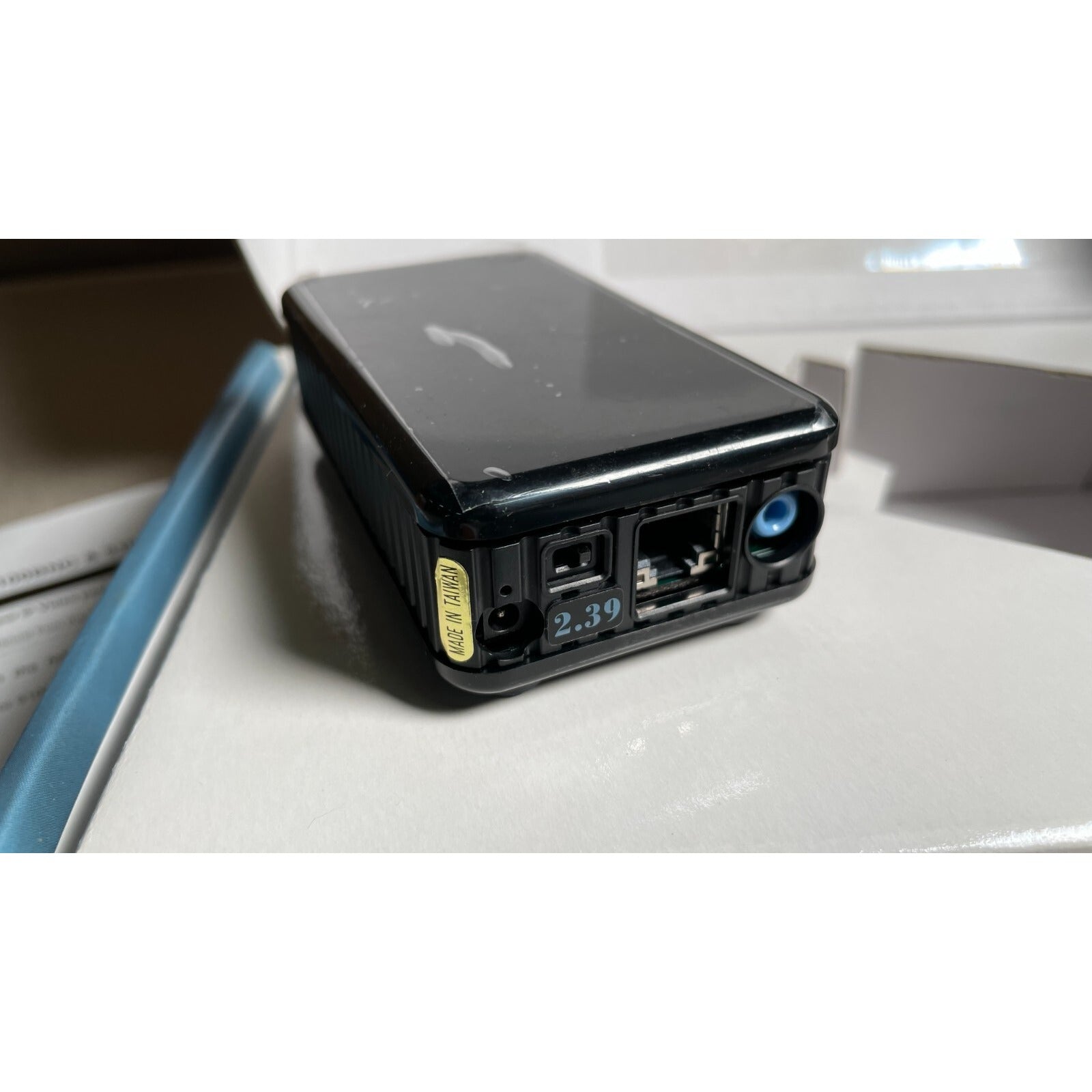 IP Video Network Video Server network and power connections side of unit