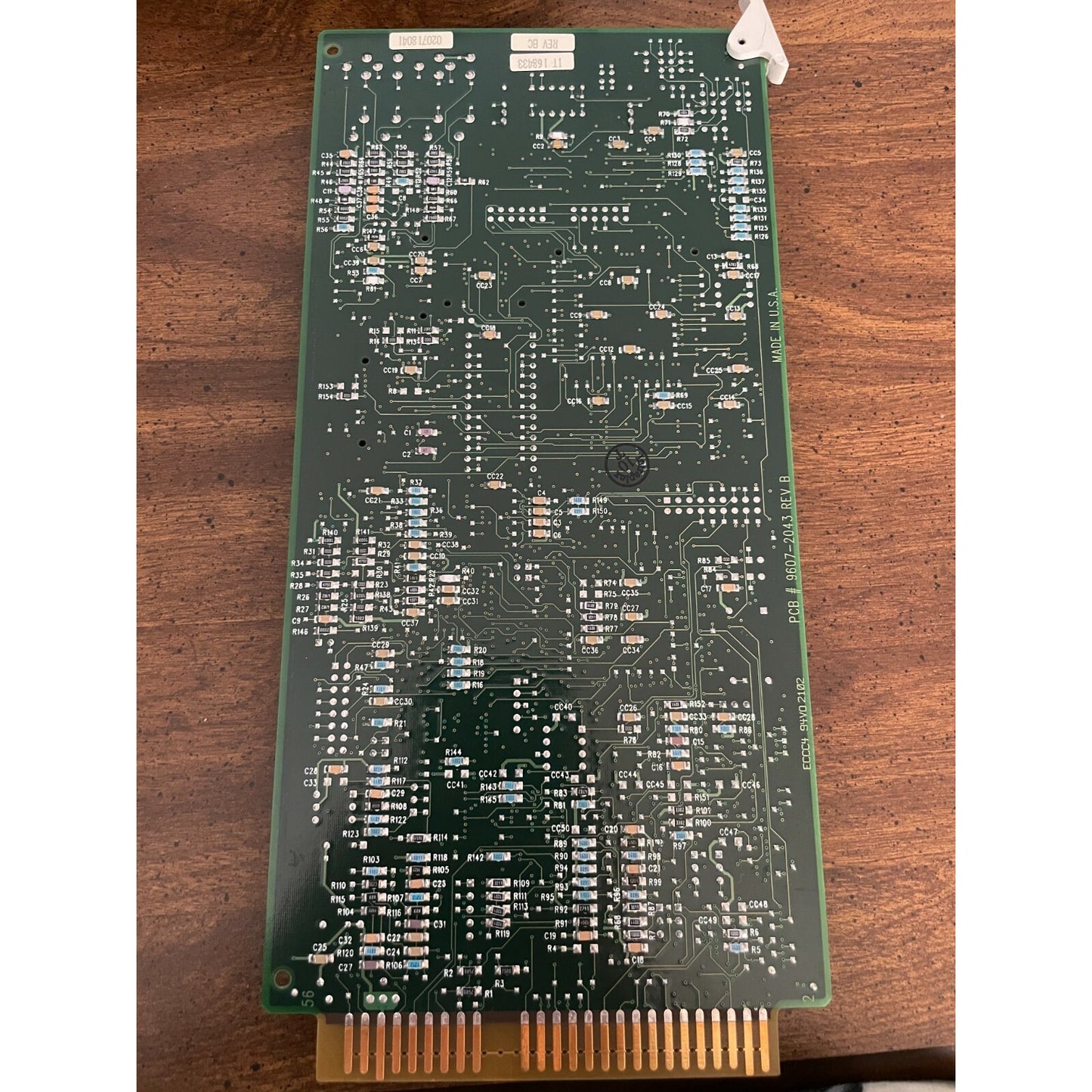 Harris Intraplex Inc Assy # 9547-2044 Rev BC back side of circuit board