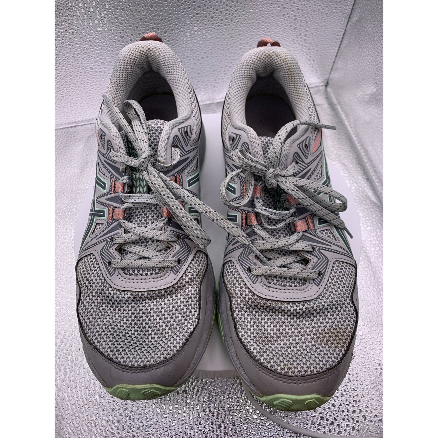 Used Asics Gel-Venture 8 Running Sneakers Womens Size 7.5 top view of shoes