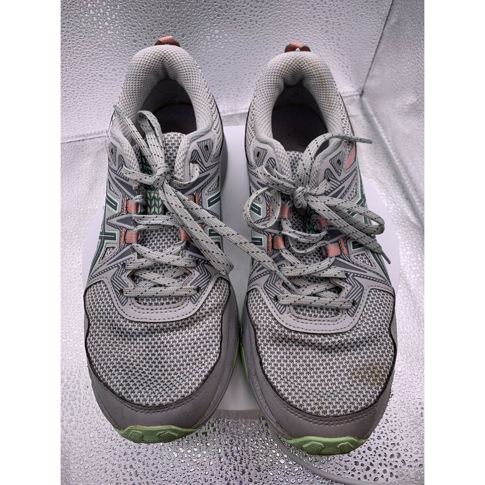 Used Asics Gel-Venture 8 Running Sneakers Womens Size 7.5 top view of shoes
