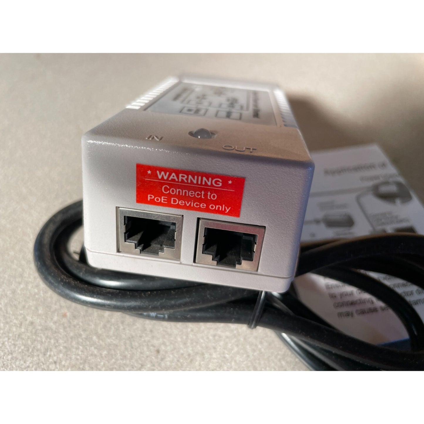 PoE+ Power Over Ethernet Injector TP-POE-HP-48 ethernet ports - 2