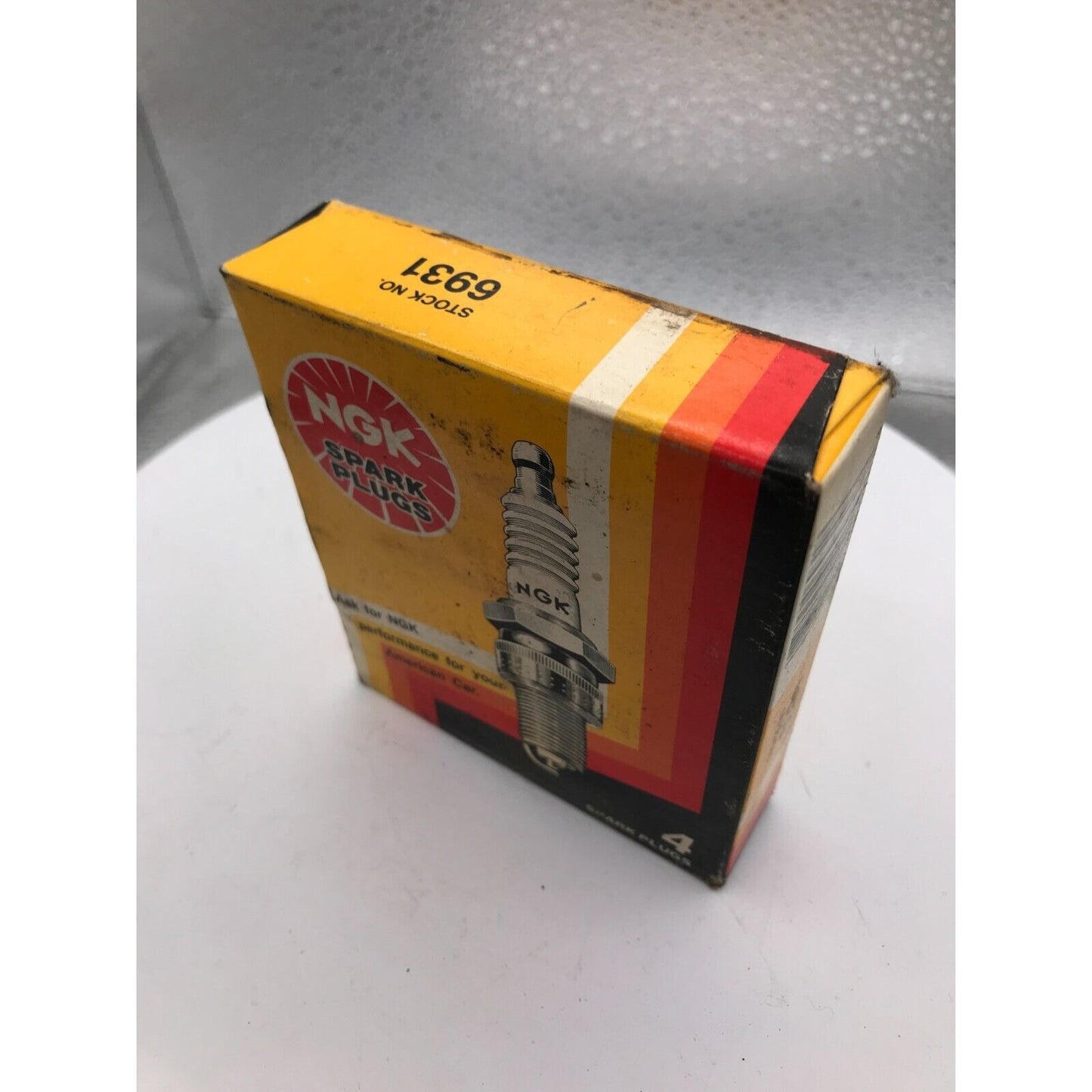 NGK Spark Plugs BR6EB-L-11 Stock No. 6931 top of box