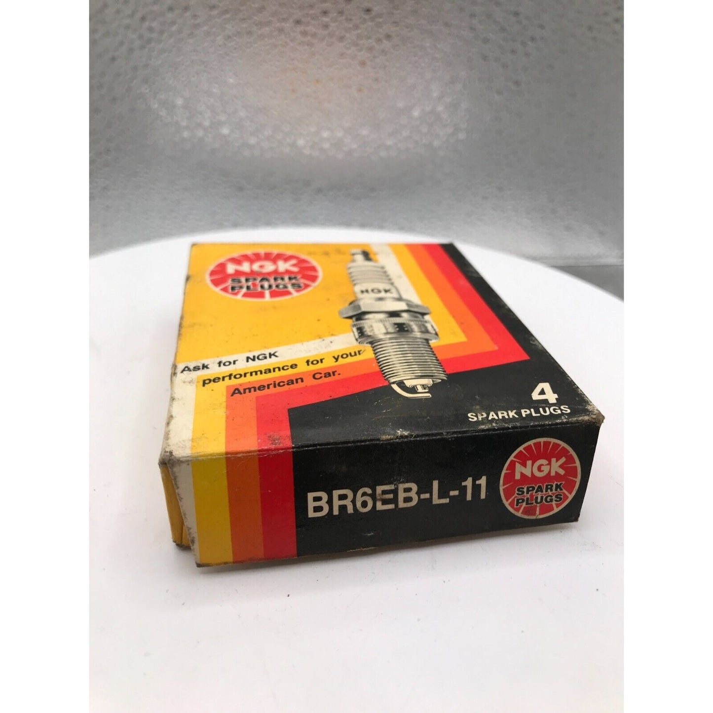NGK Spark Plugs BR6EB-L-11 Stock No. 6931 front and side of box