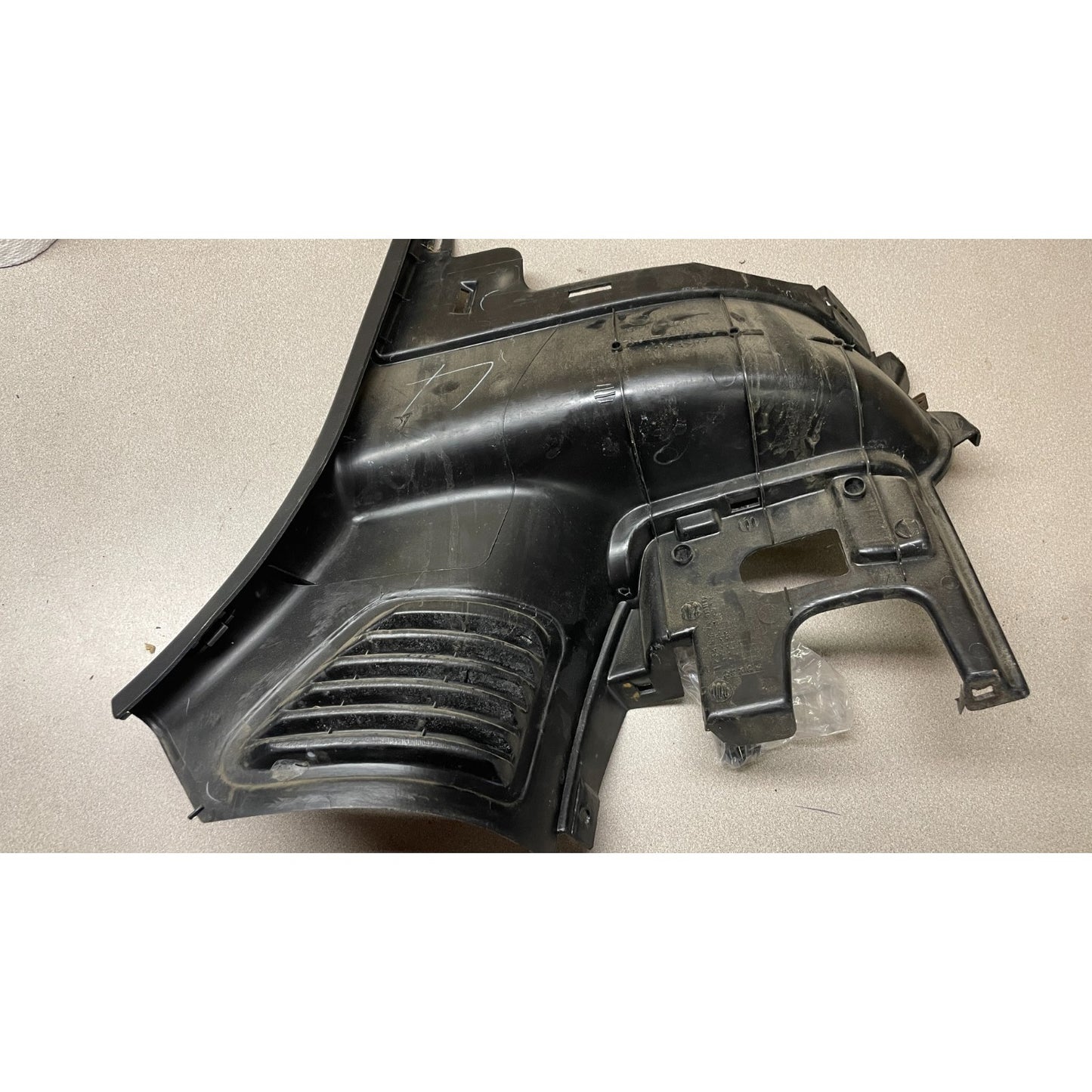 OEM Honda Civic Del Sol Driver Lower Left Rear Interior Cover Trim Panel OEM backside view