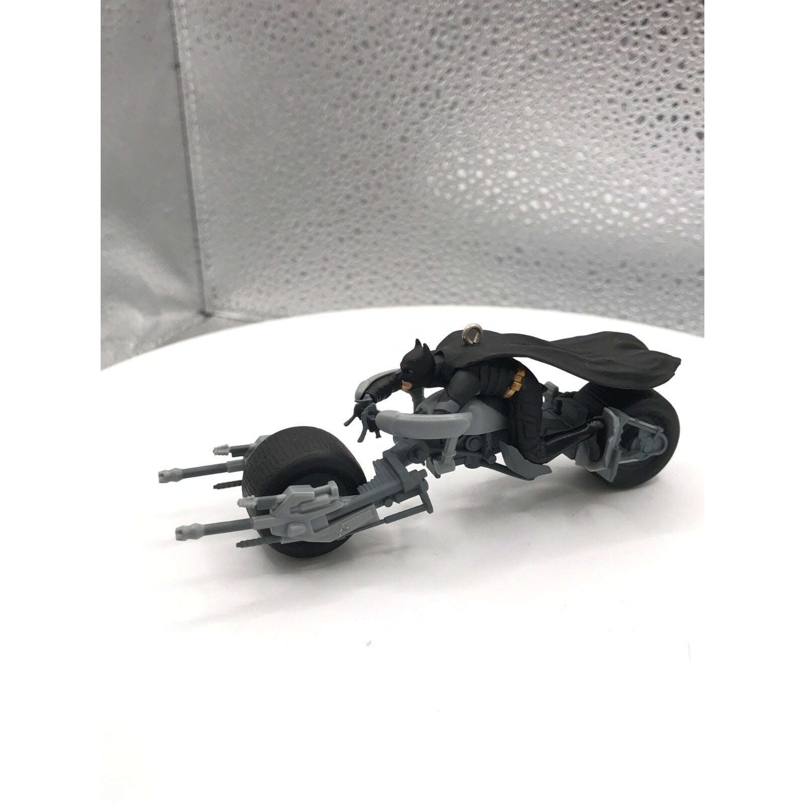 Batman "The Bat-Pod" Hallmark Keepsake Christmas Ornament 2013 Limited Edition side view out of package