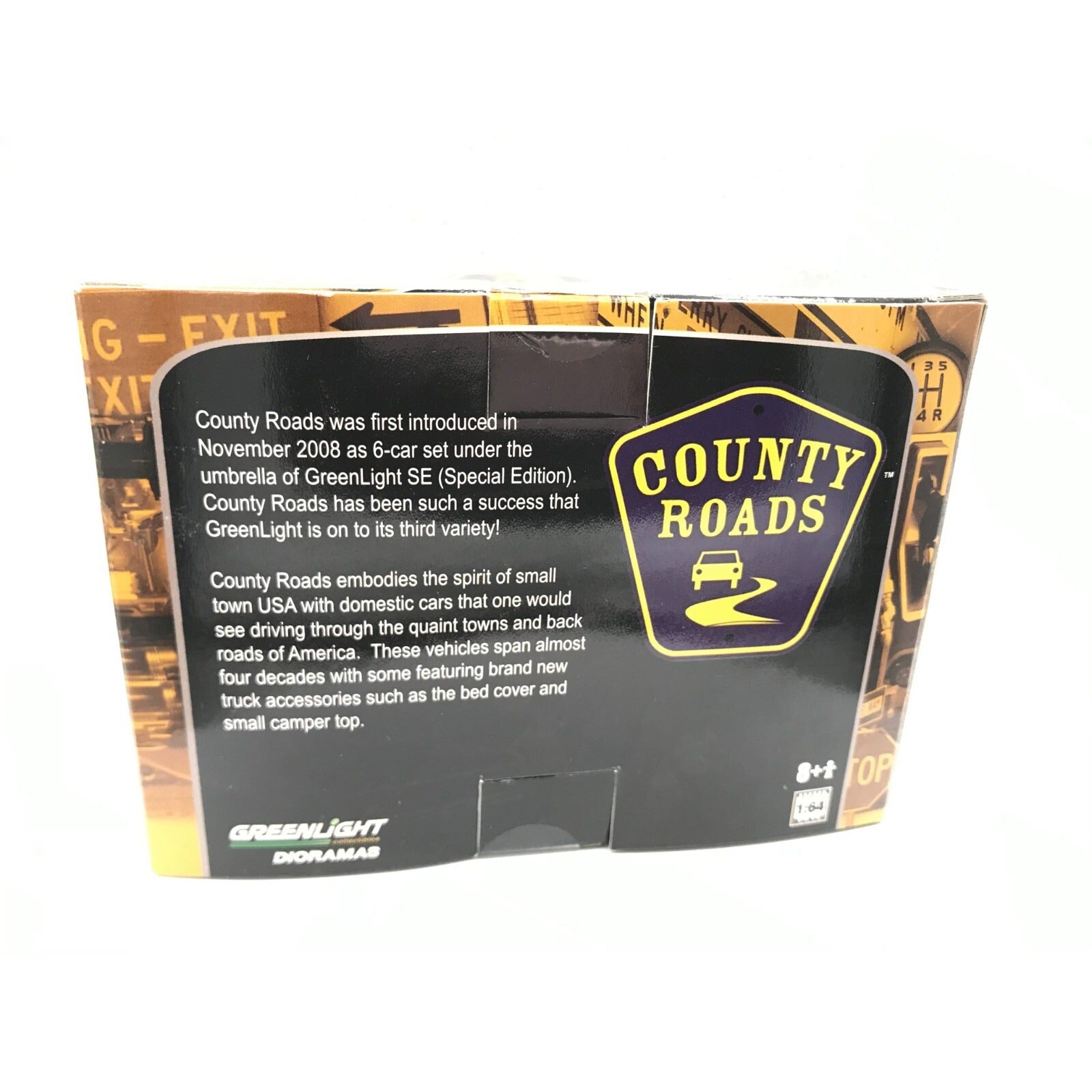 Greenlight Diorama Series 2 County Roads top of package item details
