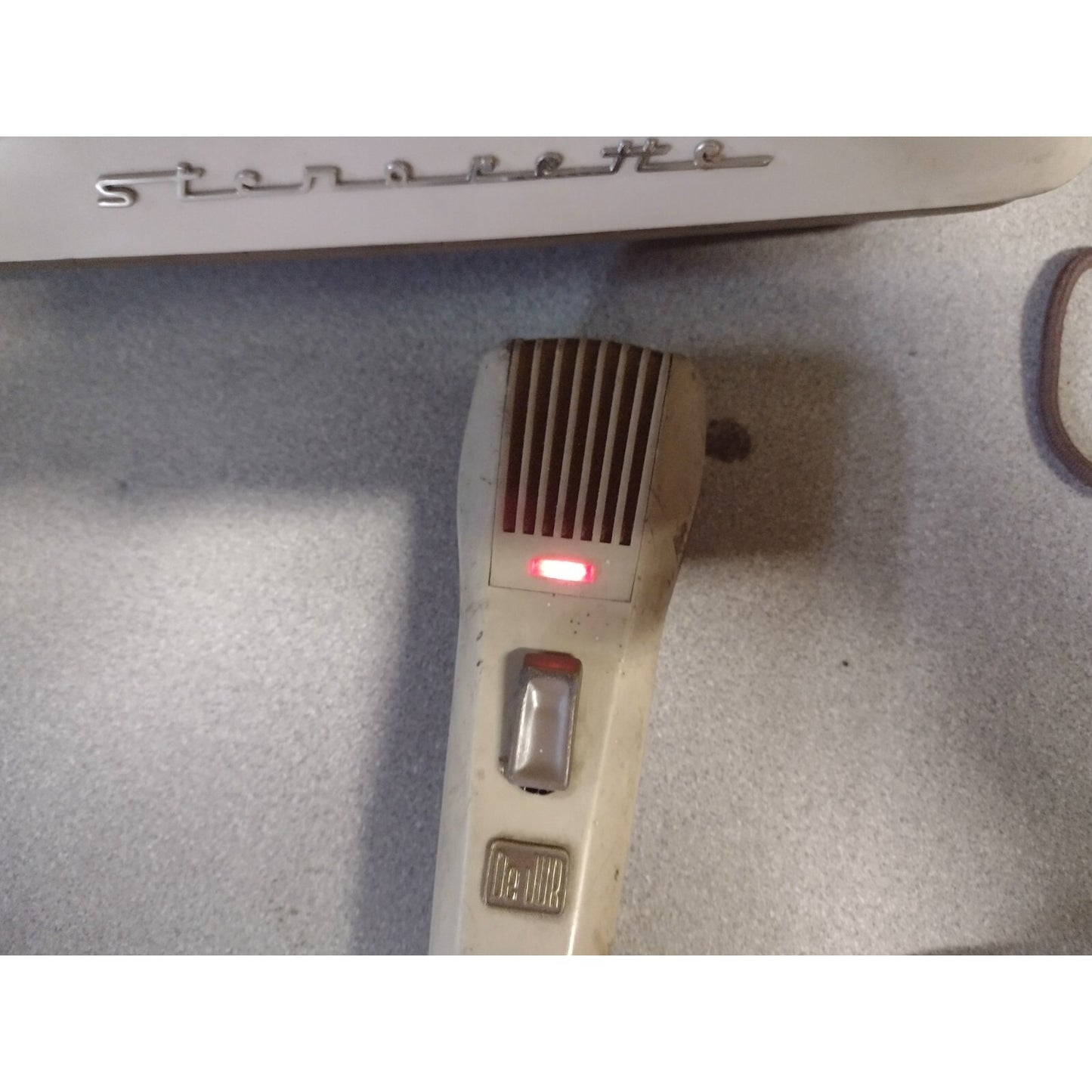 Dejur Grundig Stenorette Audio Tape Recorder/Player - W082338 microphone