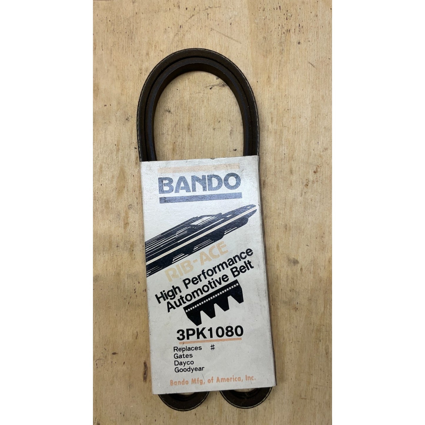 Bando 3PK1080 Belt back of package