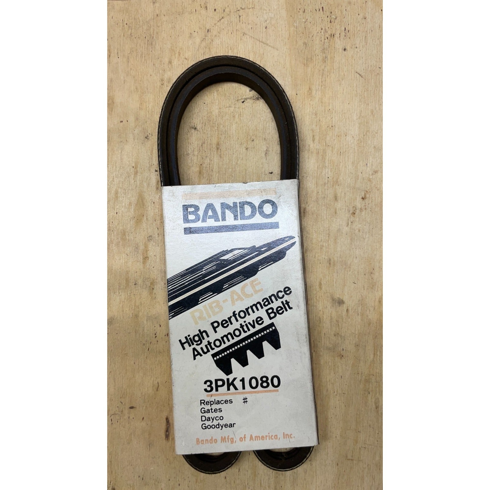 Bando 3PK1080 Belt back of package