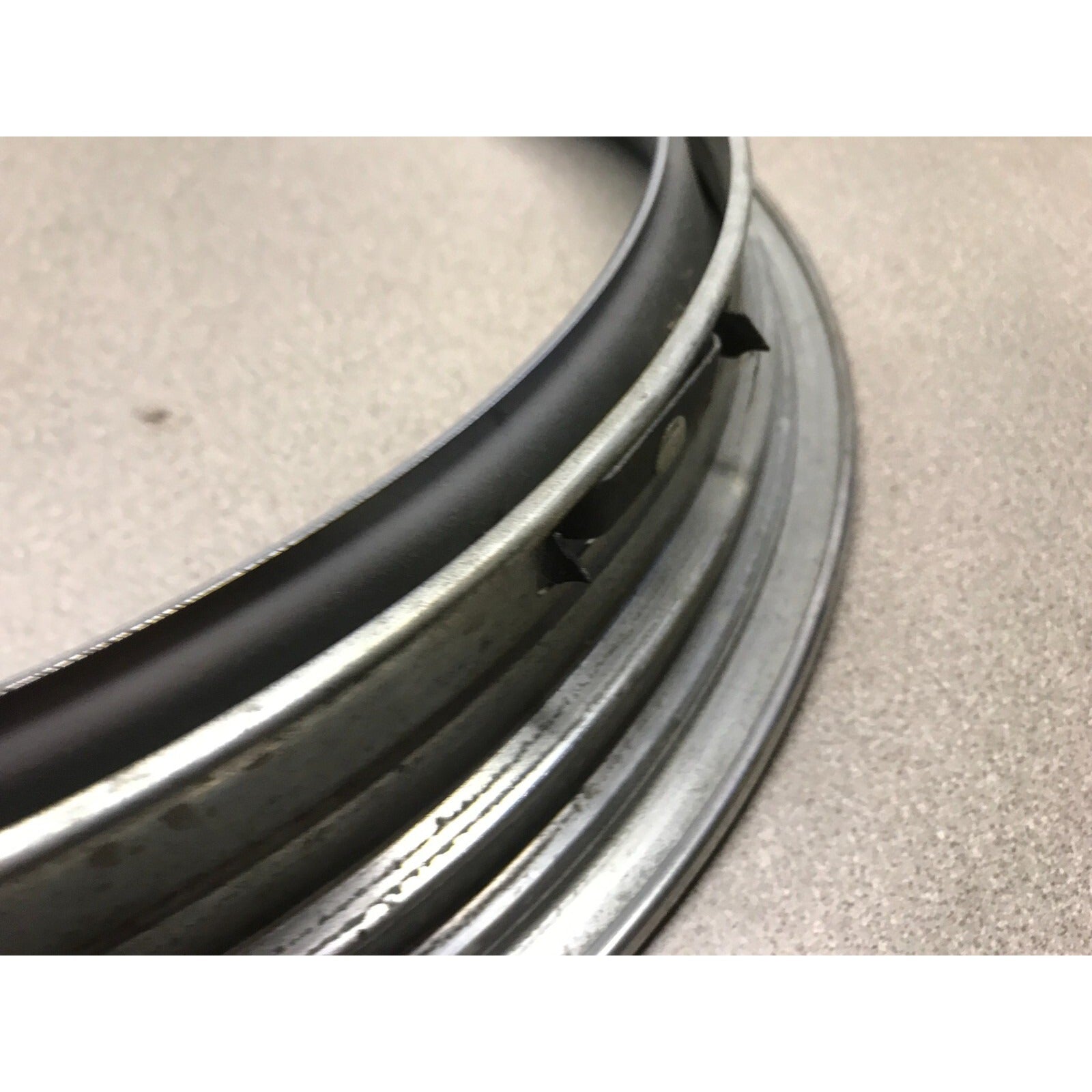 Lot 4 1966 Pontiac GTO OEM Wheel Trim Rings closeup
