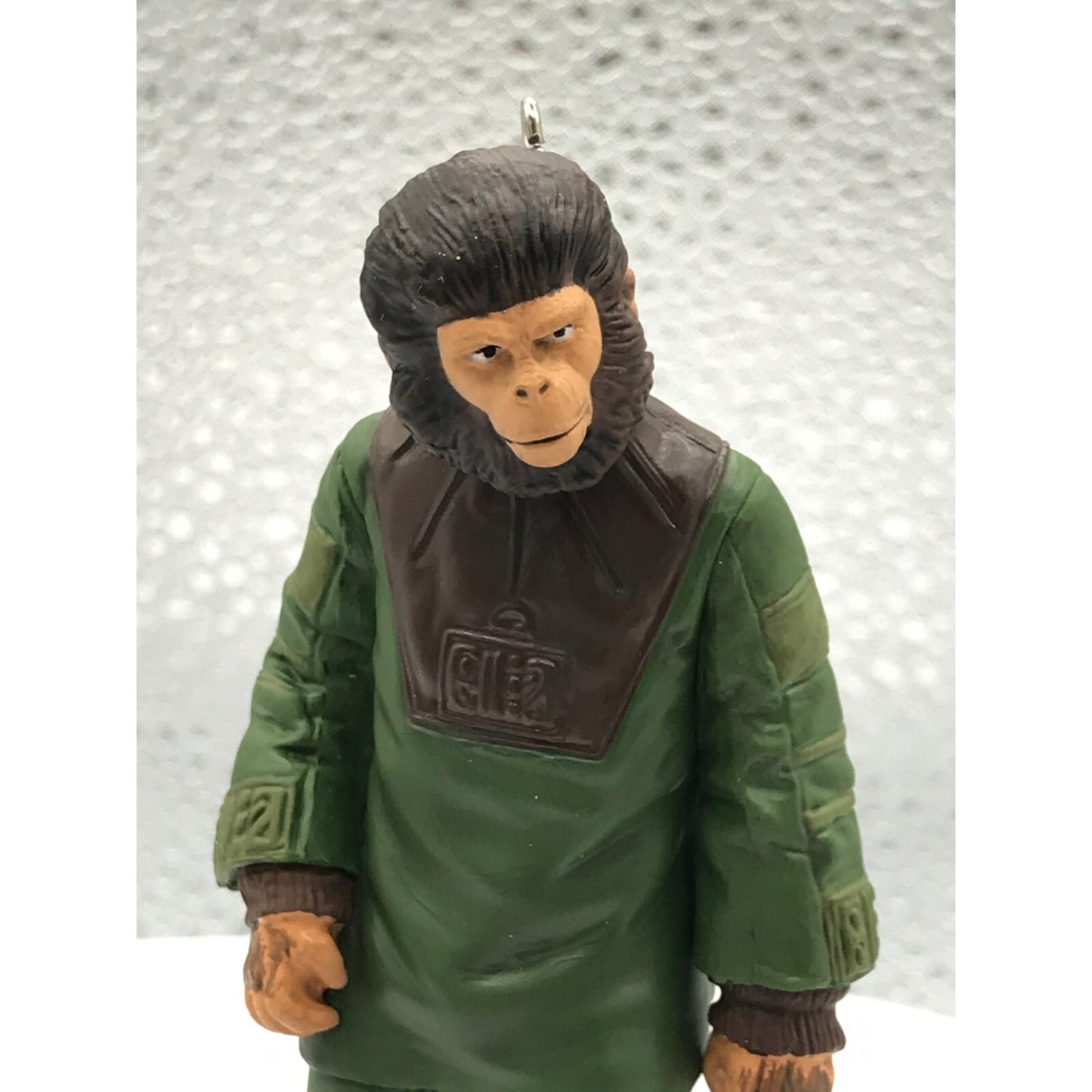 Planet of the Apes "Cornelius" 
 Hallmark Keepsake Christmas Ornament 2014 out of box closeup of face and upper body
