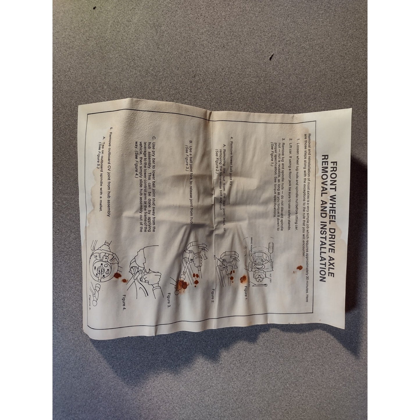 Dynamic Axle Complete Axle Assembly H-107, 022655107 installation instructions
