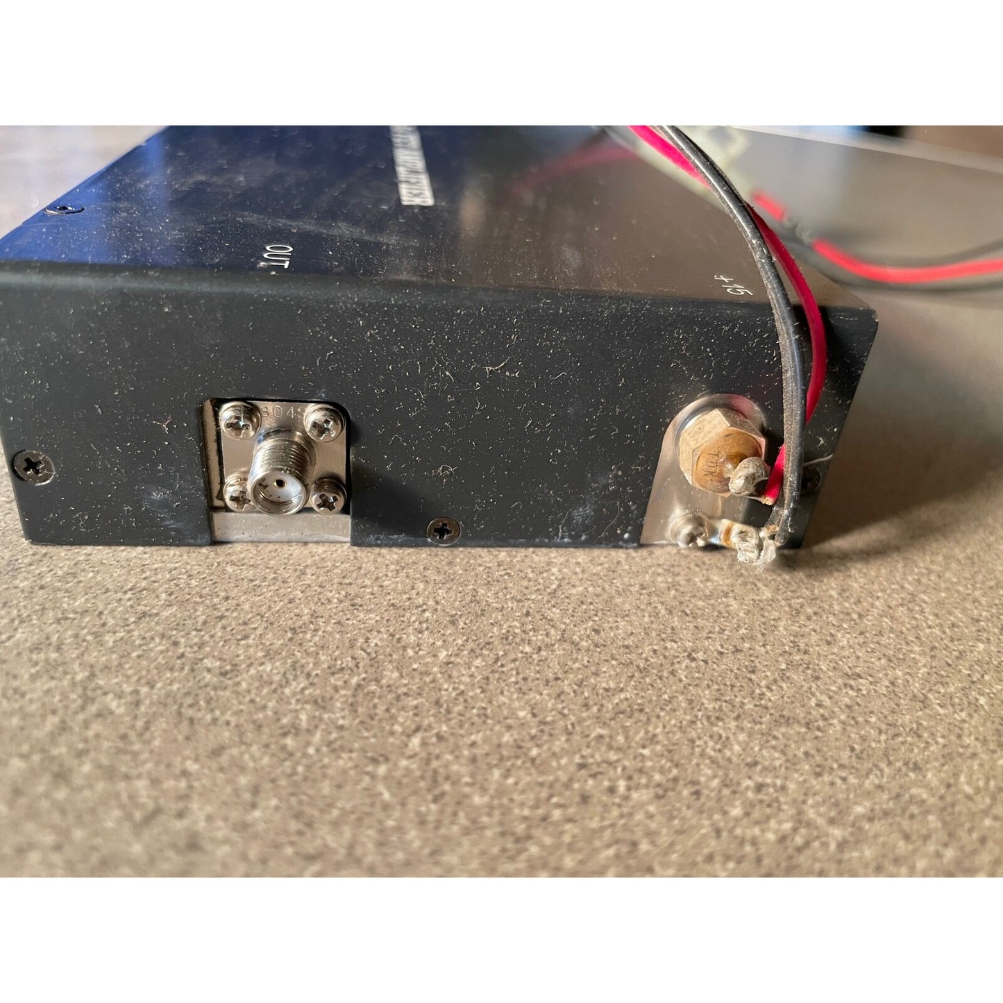 Fujitsu Limited Model CGC121301-02 12GHz-13GHz GaAs FET Amplifier connector and connection wires