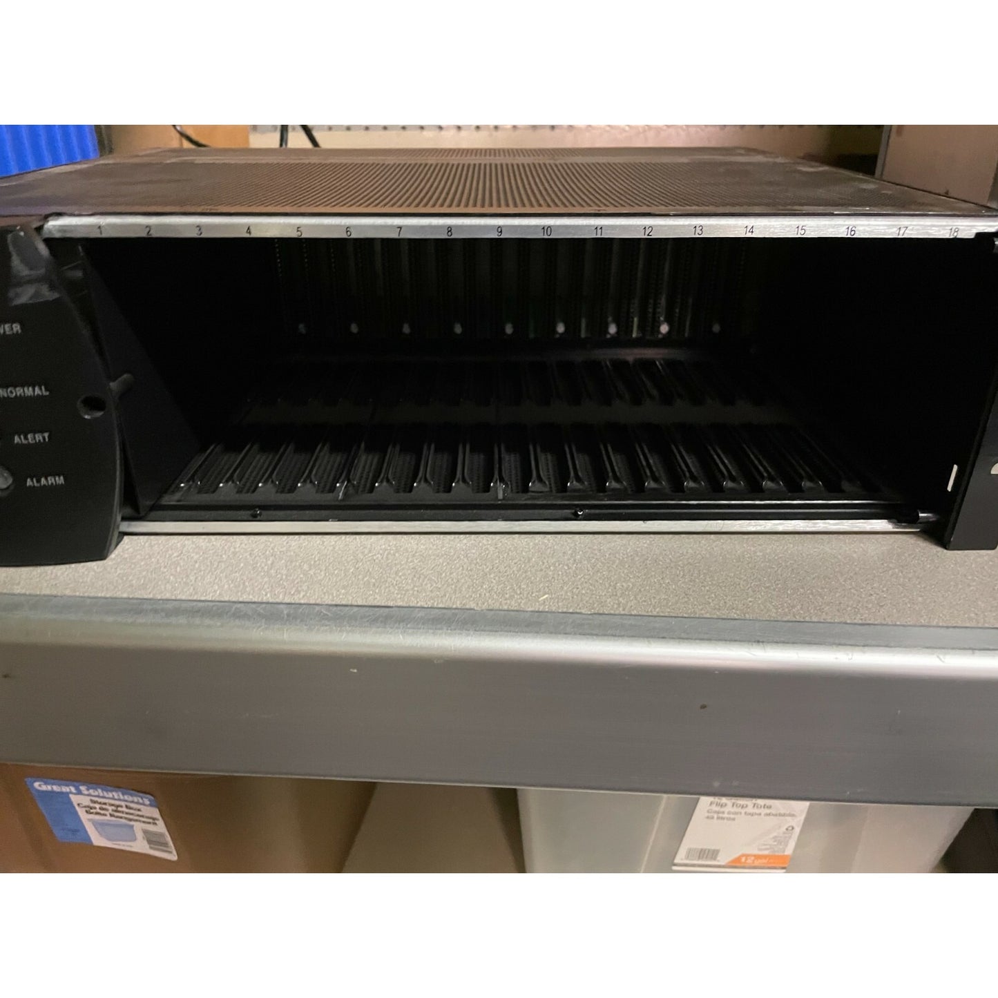 Harris Intraplex STL PLUS Chassis back panel view