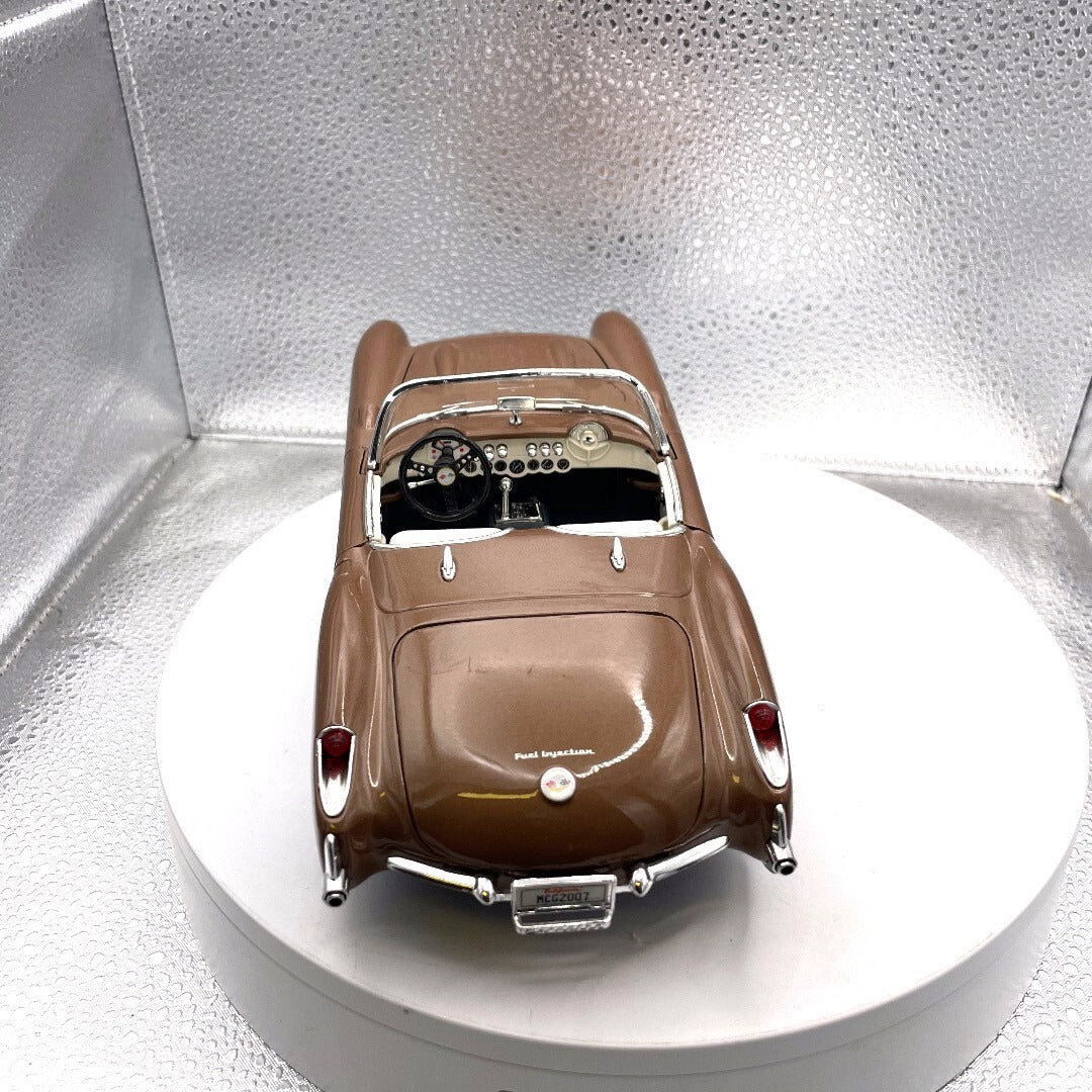 Maisto 1957 Corvette Brown Metallic Die Cast, Scale: 1/18 11320
 rear view