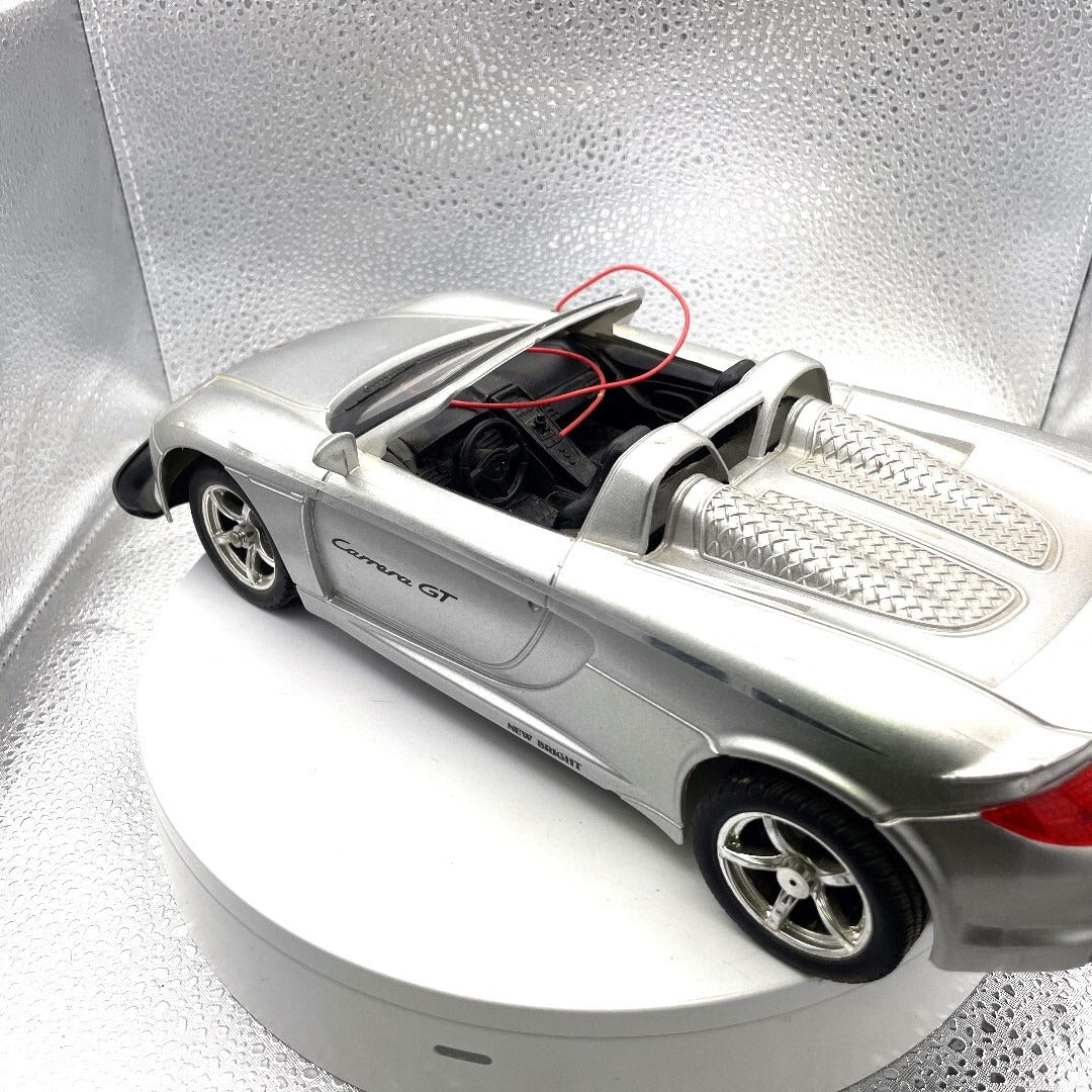 New Bright Porsche Camera GT RC Car Grey, Untested, CAR ONLY driver's side/rear view