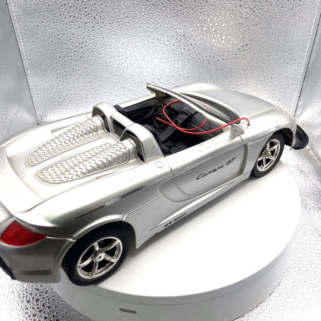 New Bright Porsche Camera GT RC Car Grey, Untested, CAR ONLY rear/passenger side view