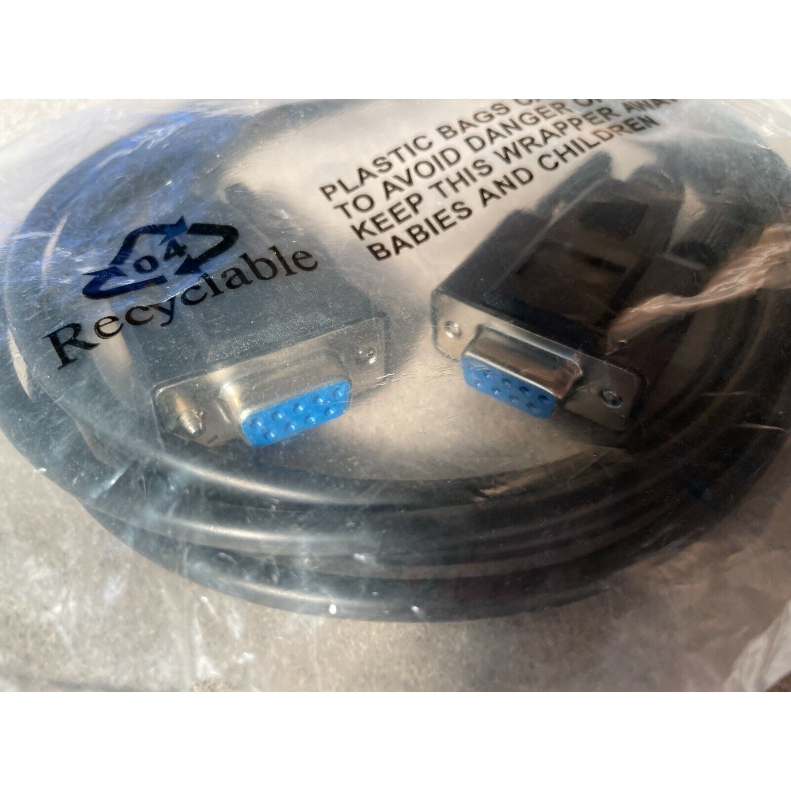 10ft Serial Cable Male to Male RS232 Extension Cord 9 Pin Straight Through 3m