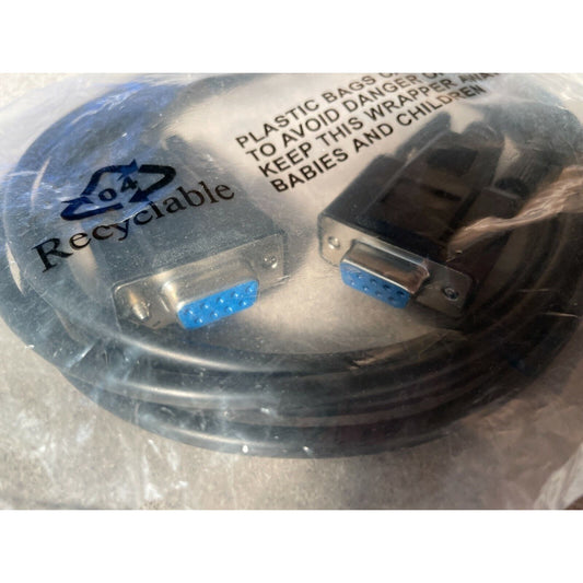10ft Serial Cable Male to Male RS232 Extension Cord 9 Pin Straight Through 3m