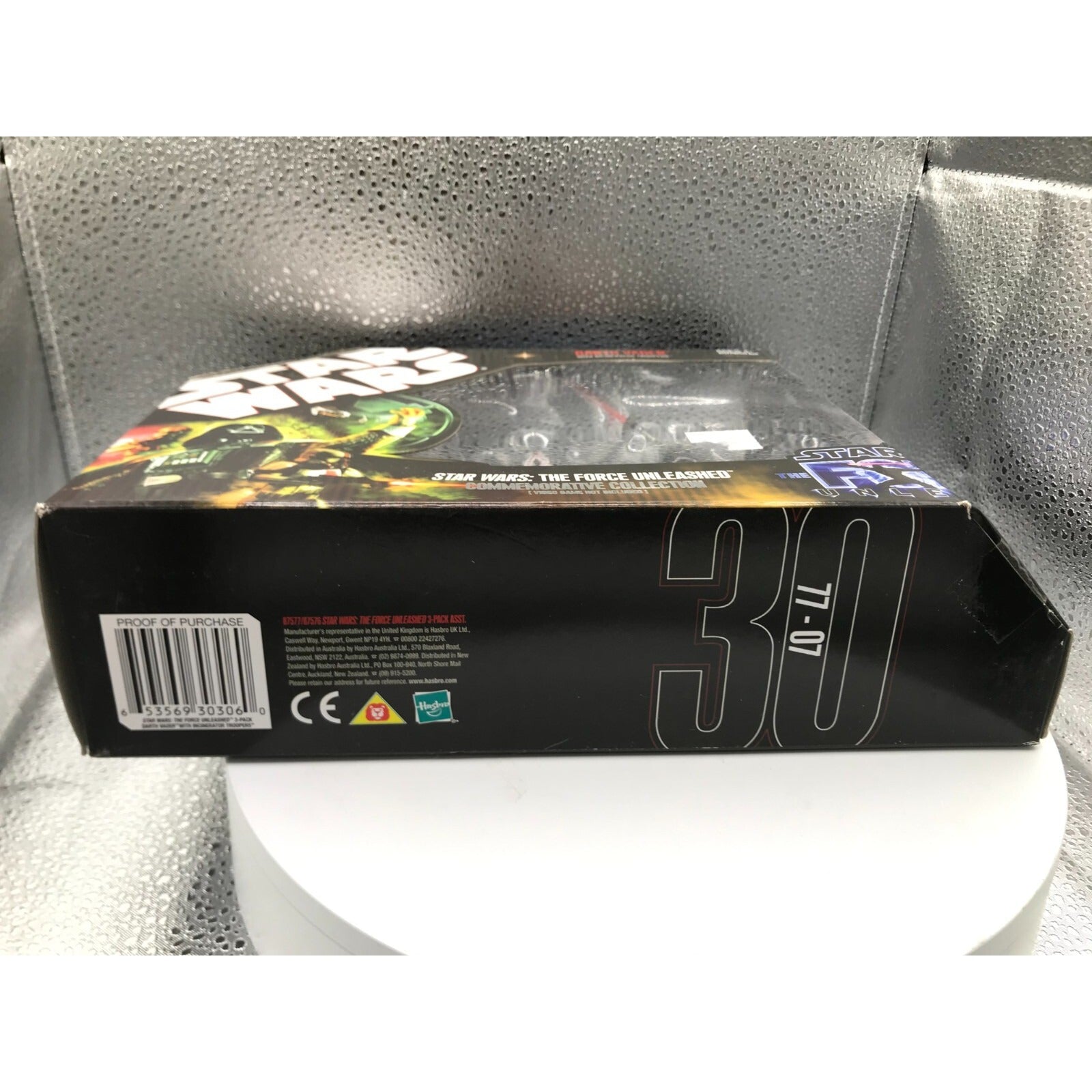Hasbro Star Wars Darth Vader with Incinerator Troopers Action Figures side of package