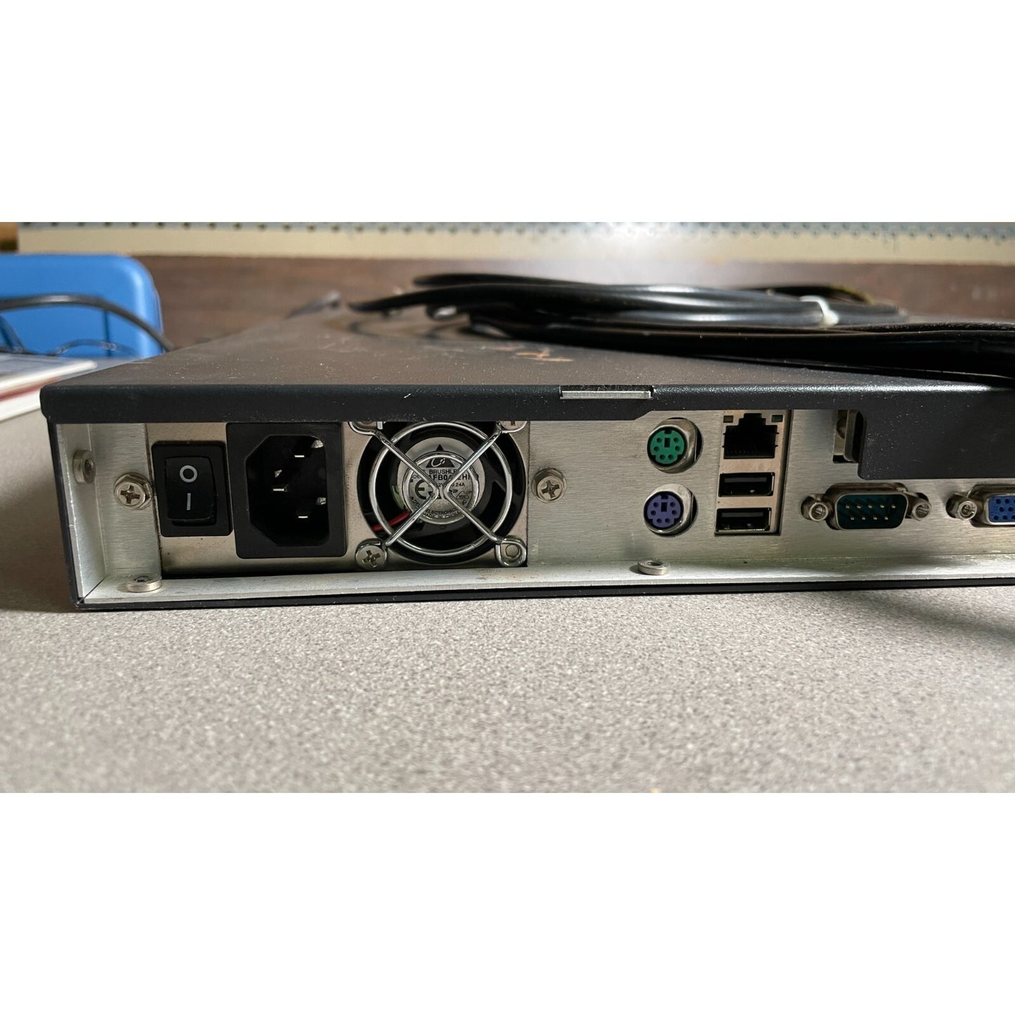 Firefly Video Player Multichannel MPEG-2, with manual
 back panel clsoeup
