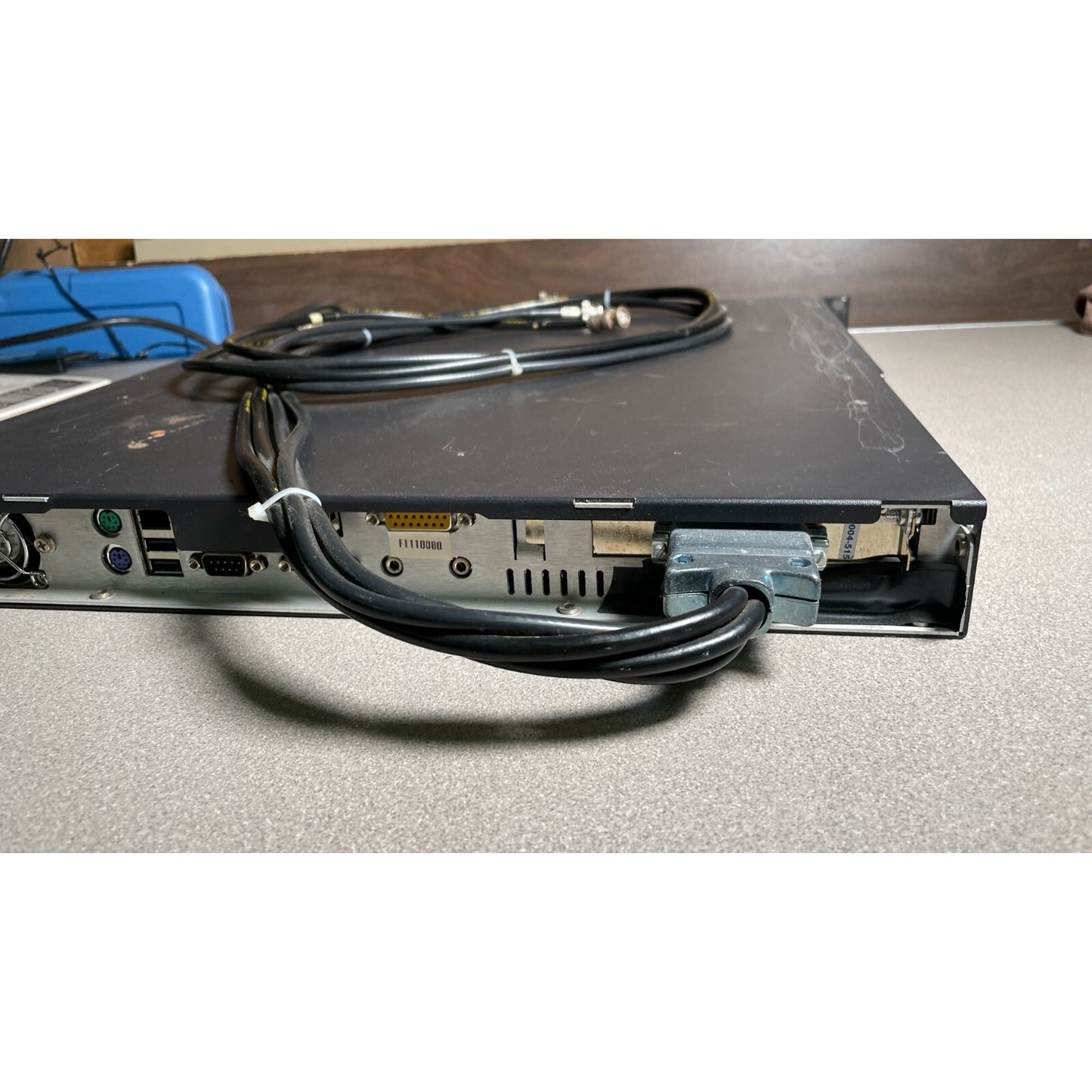 Firefly Video Player Multichannel MPEG-2, with manual
 back panel with connection cable