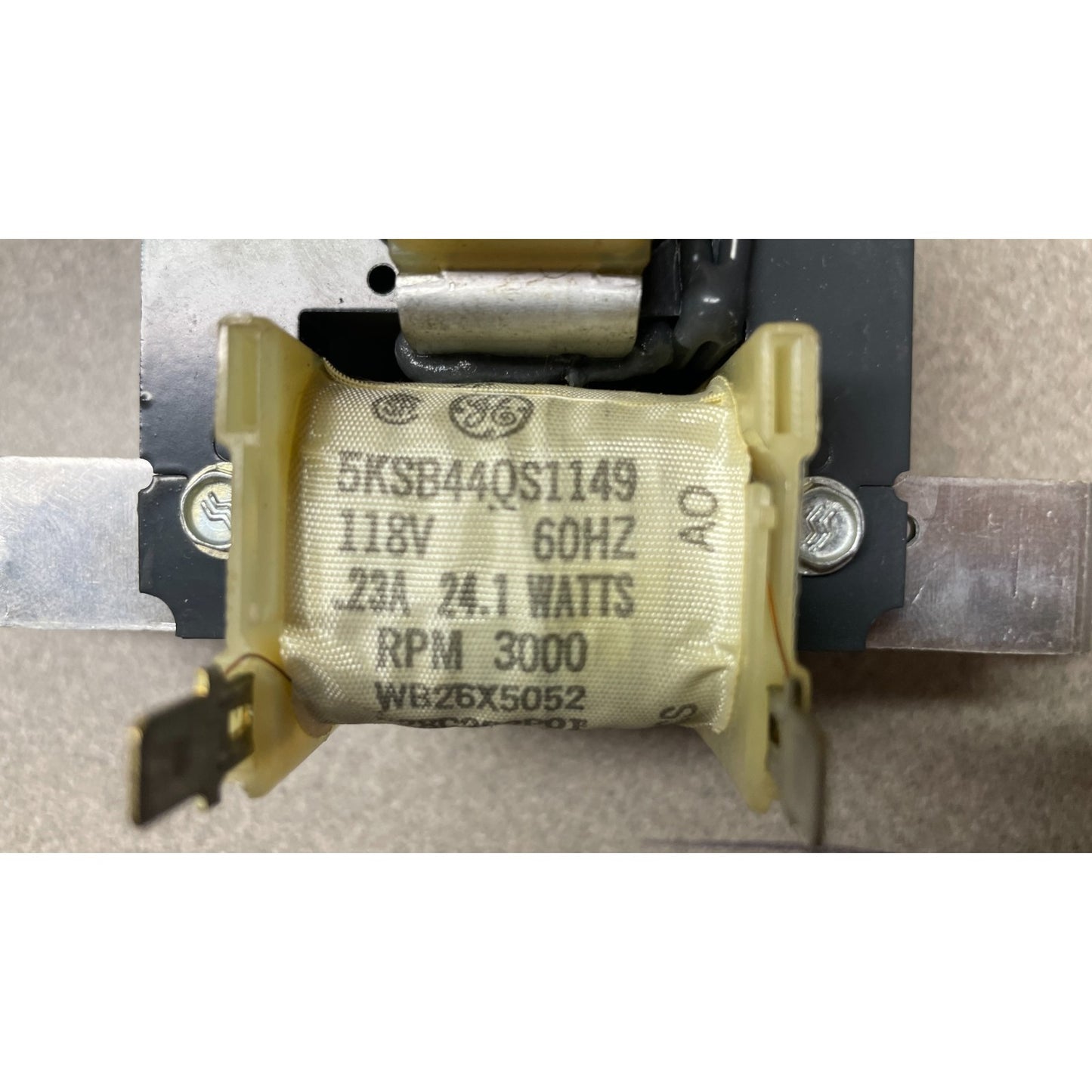 GE Fan Motor Part#5KSB44QS1149 WB26X5052