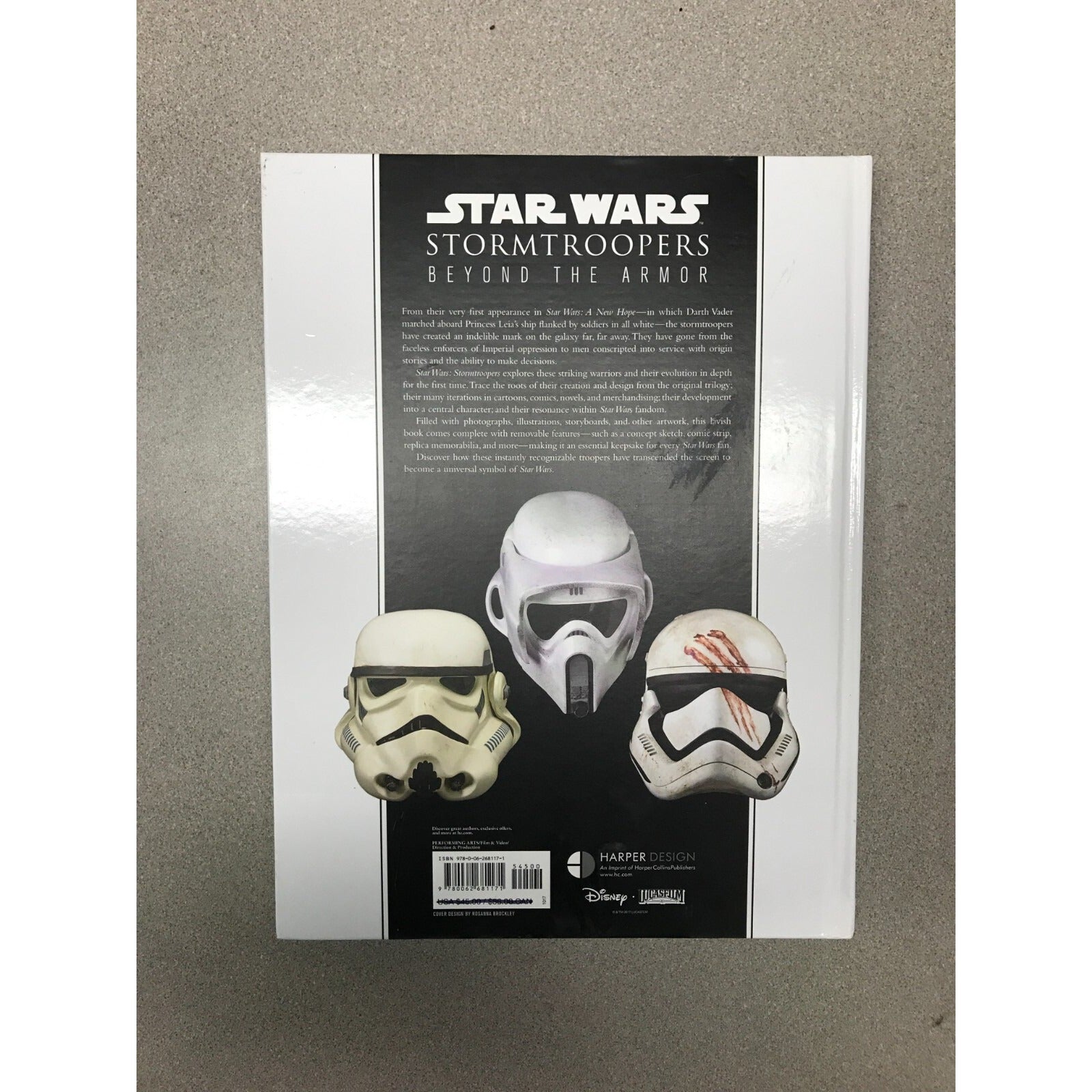 Star Wars Stormtroopers Beyond the Armor Book back cover 