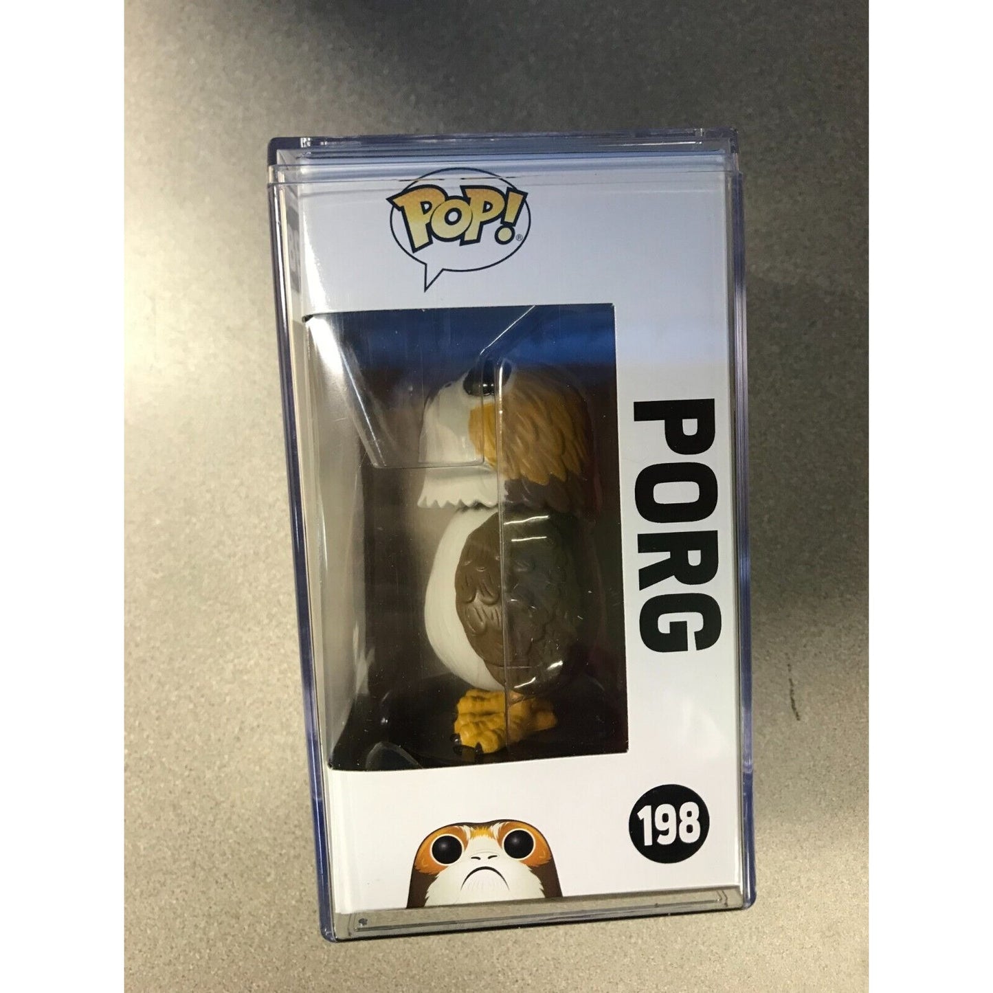 Pop Star Wars 198 Porg Funko Pop! Vinyl Bobble-Head with Case