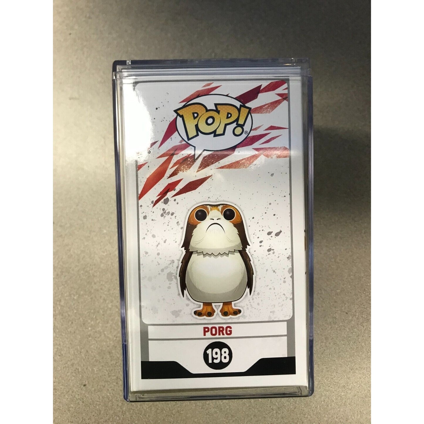 Pop Star Wars 198 Porg Funko Pop! Vinyl Bobble-Head with Case
