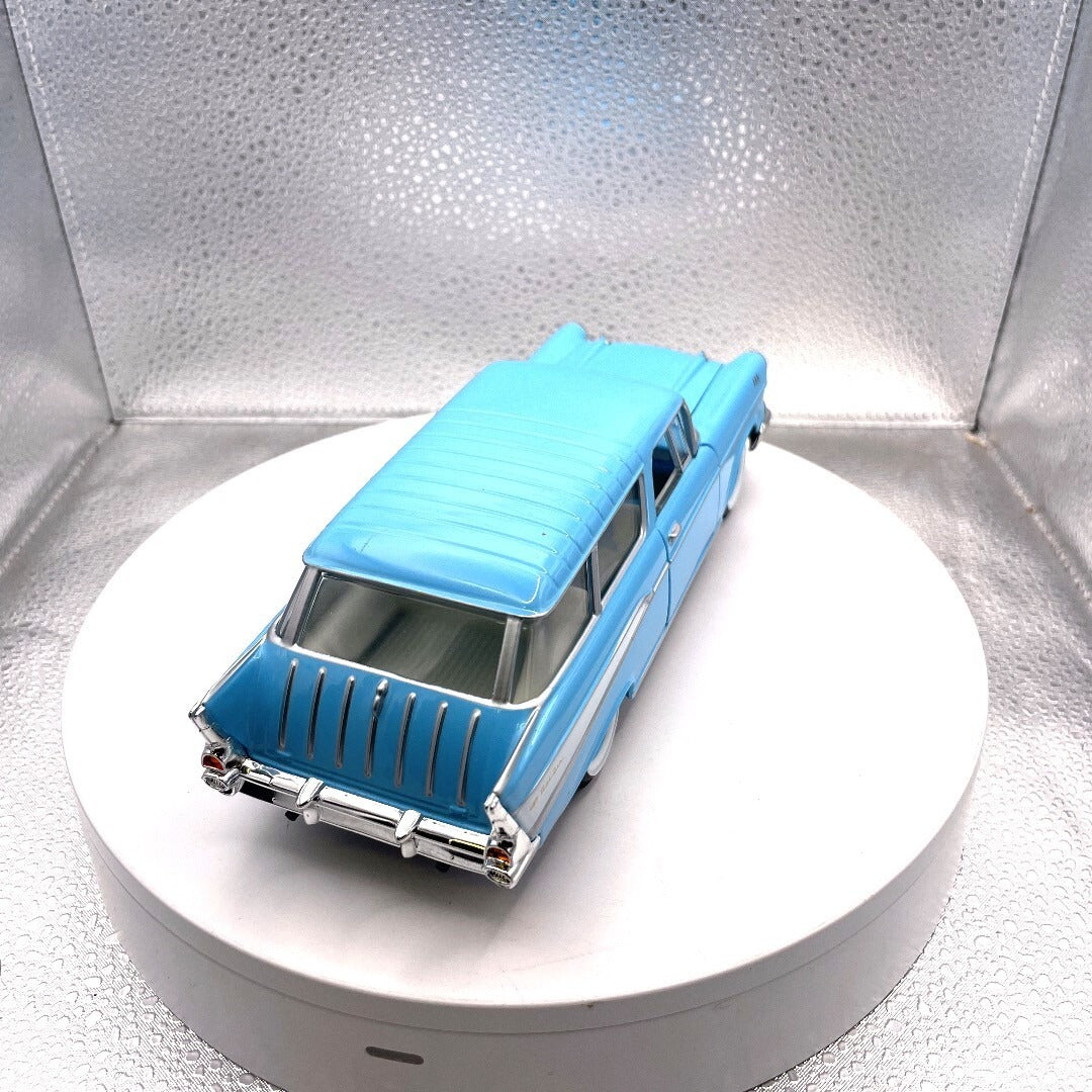 Road Signature 1957 Chevrolet Nomad Light Blue Die Cast, Scale: 1/24, No. 24203 rear view