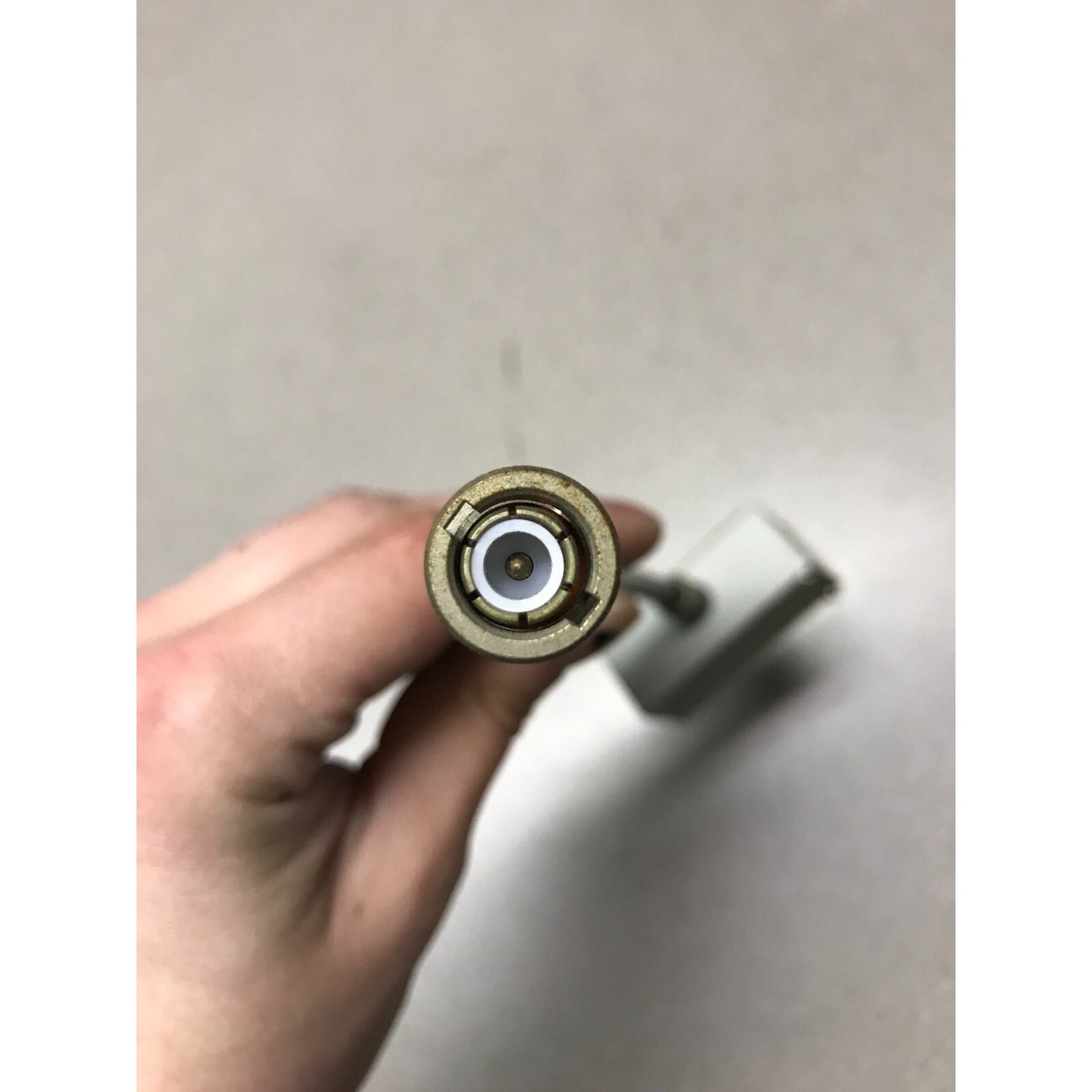 Power Combiner 8701-0004 Aural and Visual Input to Monitor Input connector closeup