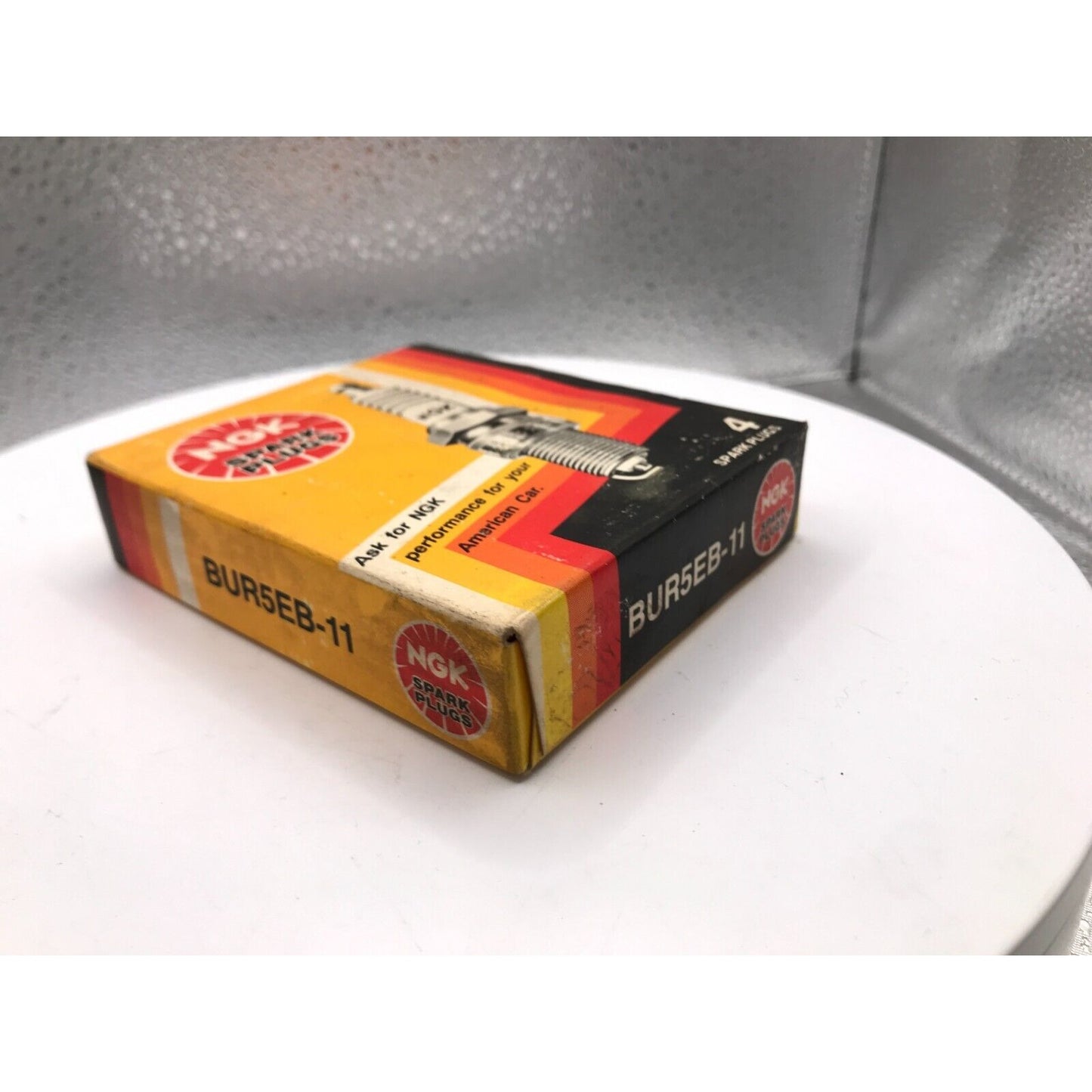 NGK Spark Plugs BUR5EB-11 Stock No. 6735 side of box