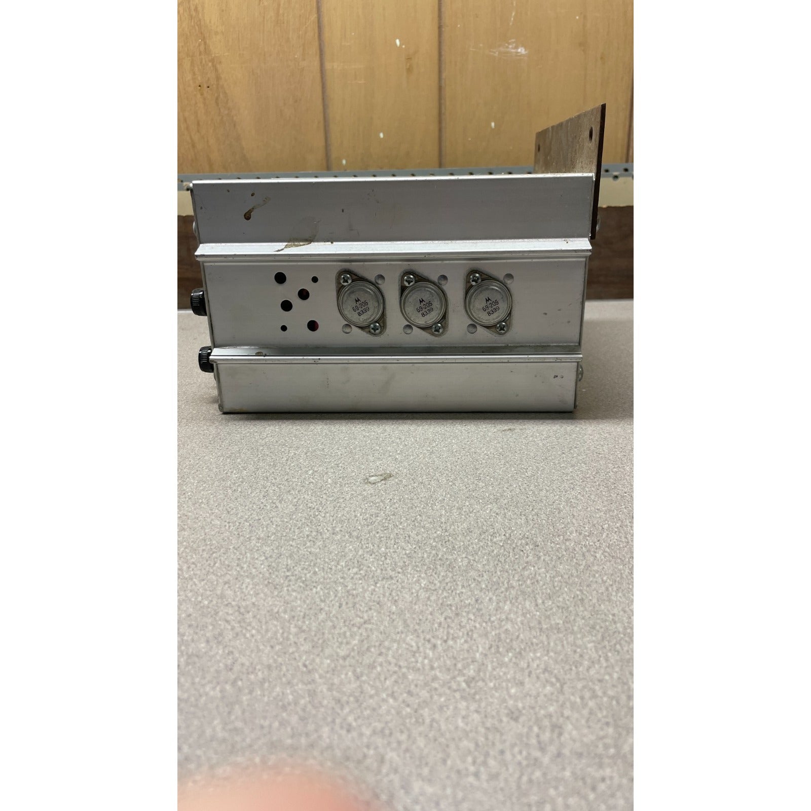 Powerverter Model PV-550 DC to AC Inverter - 115 VAC, 60Hz Output side view 