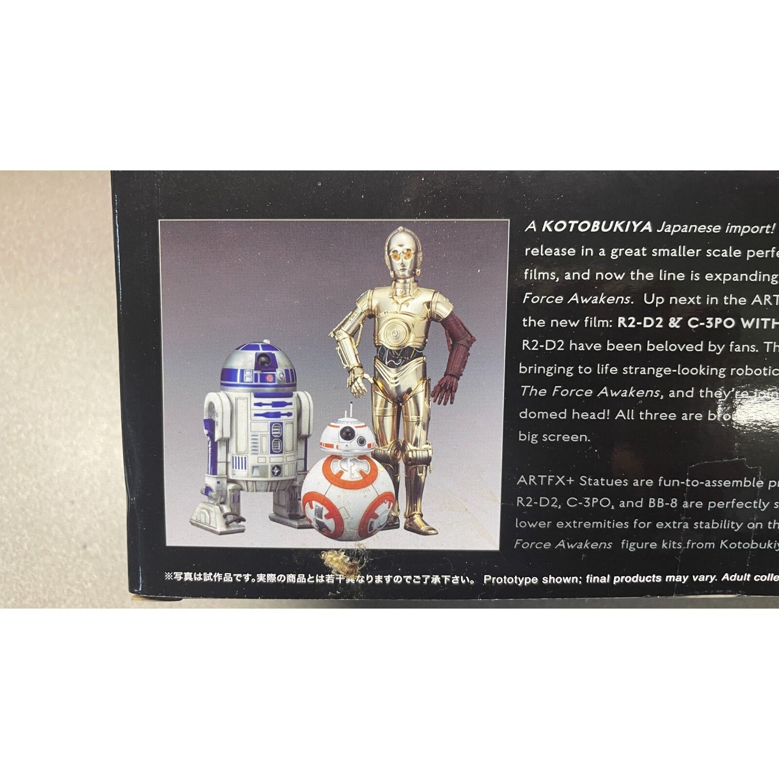 Artfx+ Star Wars R2-D2 &amp; C-3PO with BB-8 1/10 Scale Painted Model Kit item detail close up