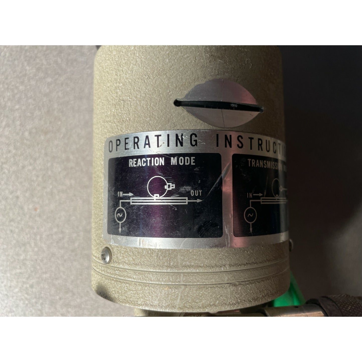 General Microwave N608 Coax Coaxial Frequency Meter operating instructions