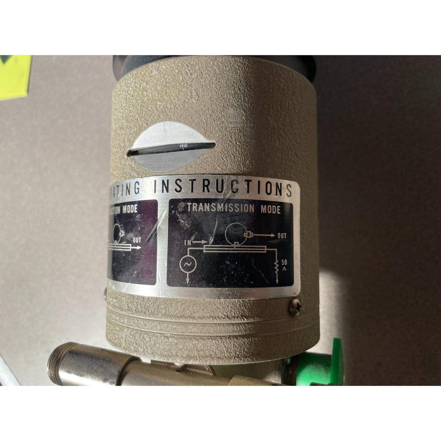 General Microwave N608 Coax Coaxial Frequency Meter operating instructions