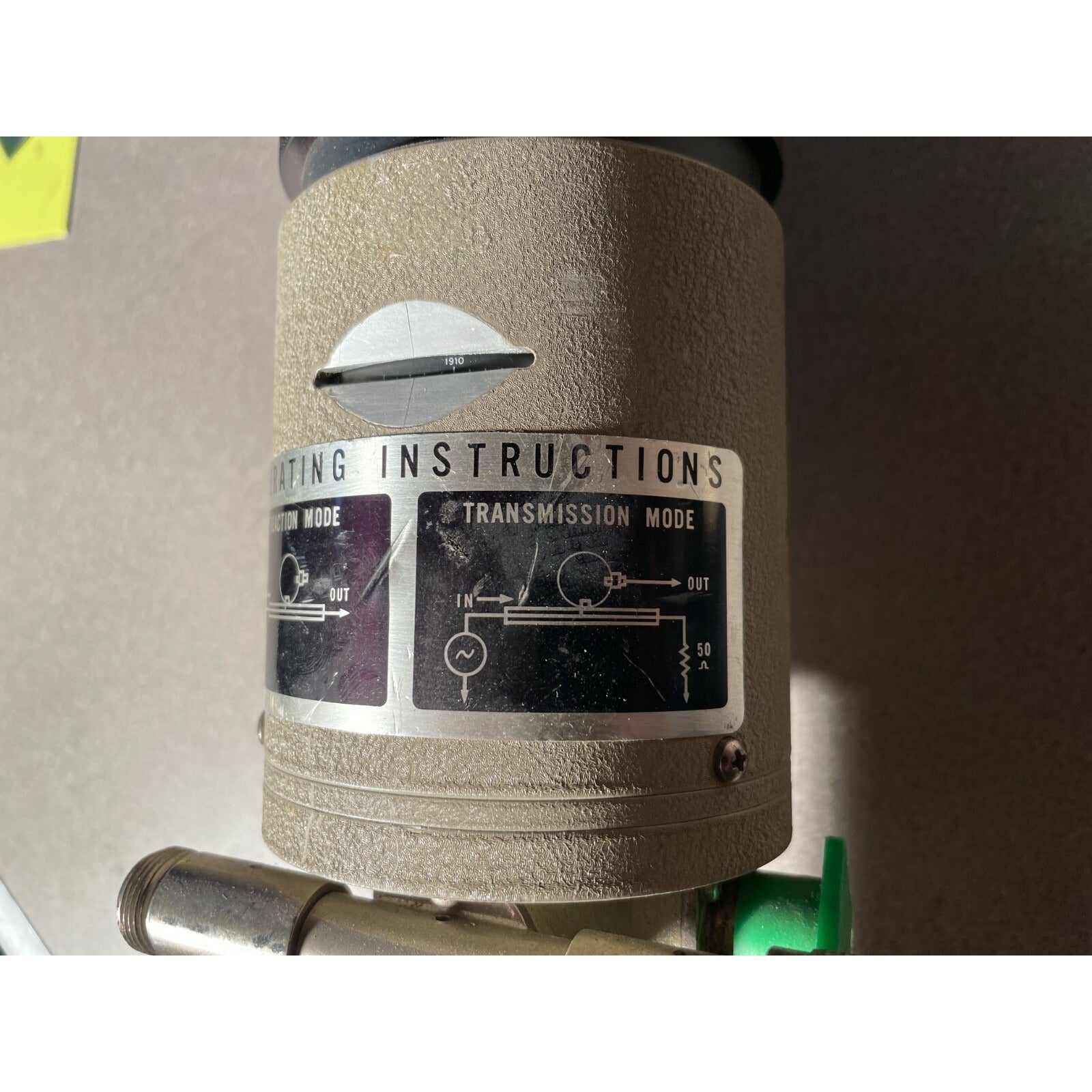 General Microwave N608 Coax Coaxial Frequency Meter operating instructions