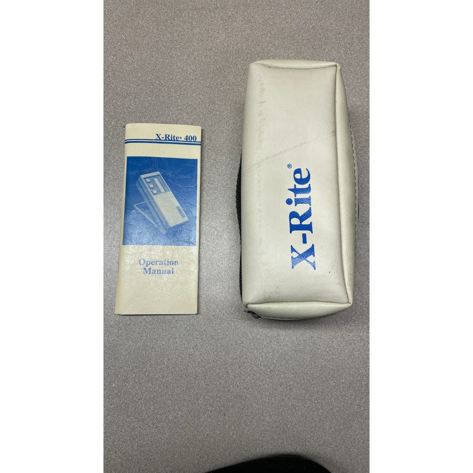 X-Rite 400 case and operation manual