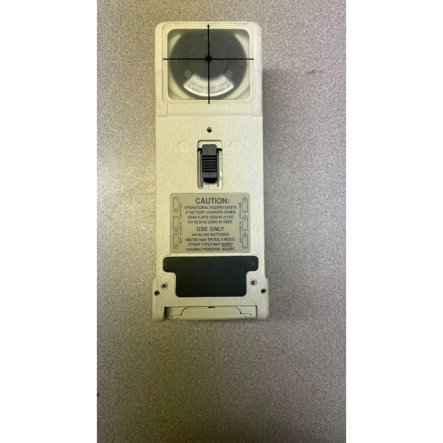 X-Rite 400 bottom view