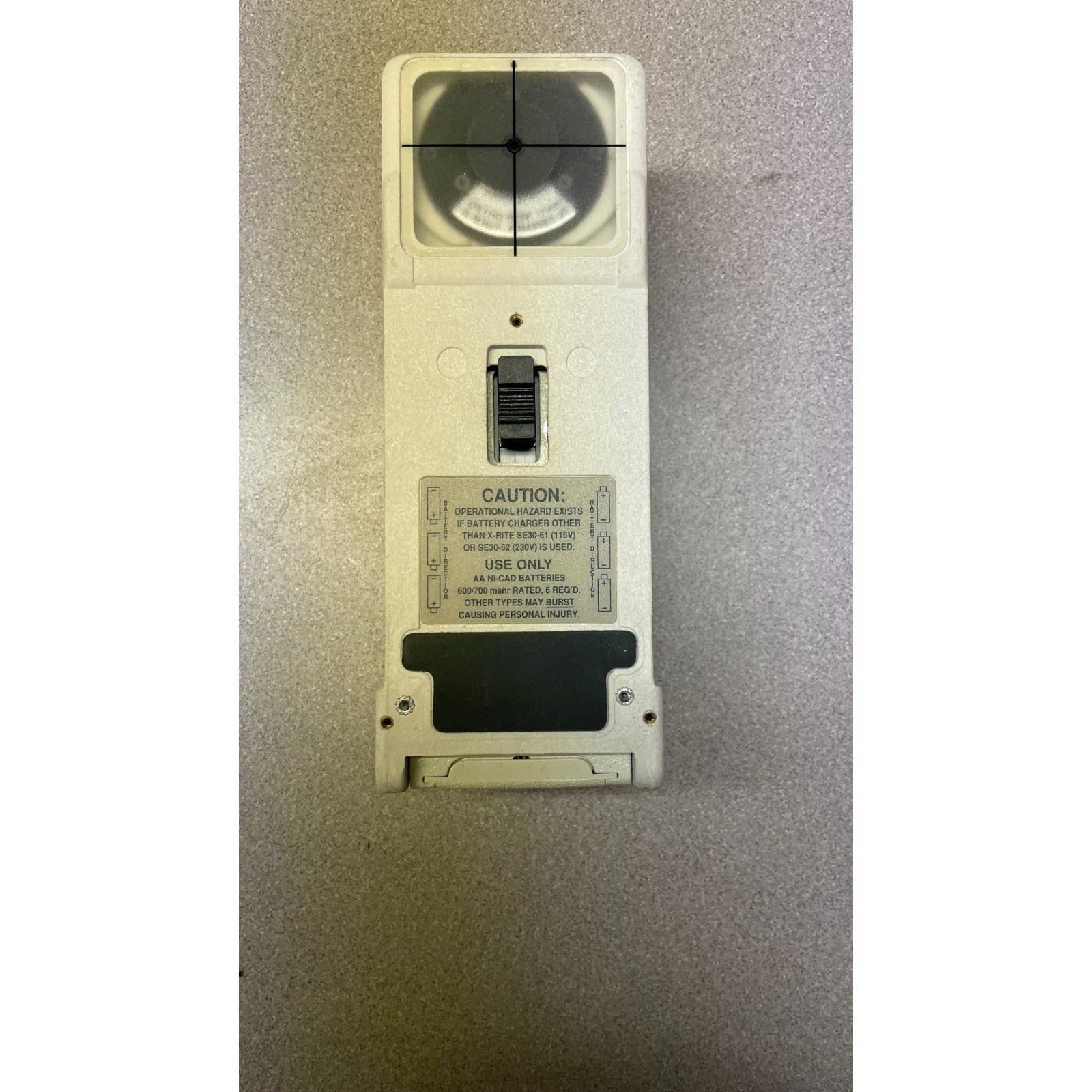 X-Rite 400 bottom view