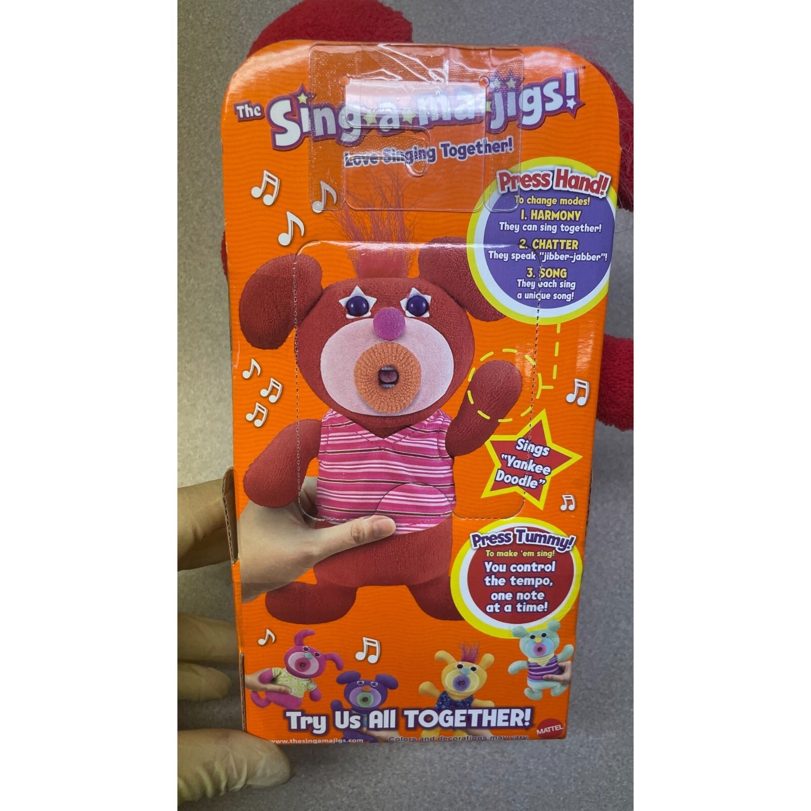 Mattel V6419 The Sing-a-ma-jings! back of package item details