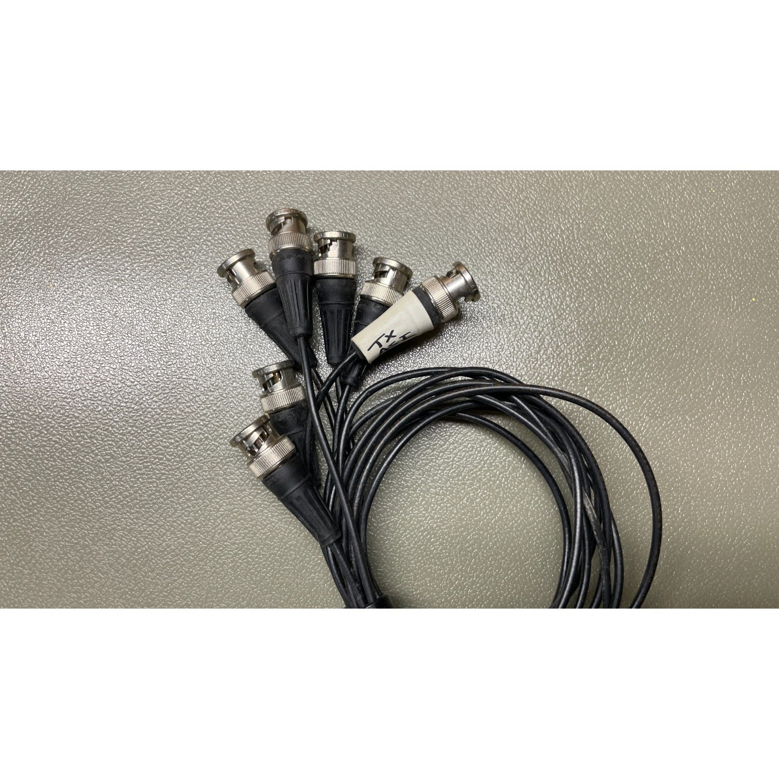HP 3488A Switch Control Unit w/ 44478Bx5, with HP-IB Connector closeup of cables/connectors