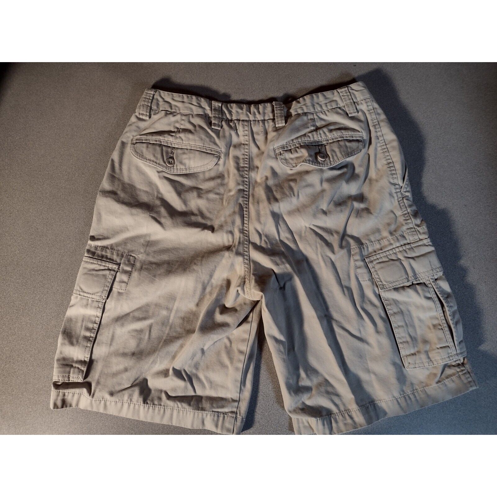 Dockers W34 100% Cotton Khaki Shorts back view