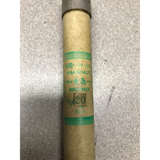 Gould Shawmut 600V or Less Time Delay RFS5 Cap 0-30 Renewable Fuse