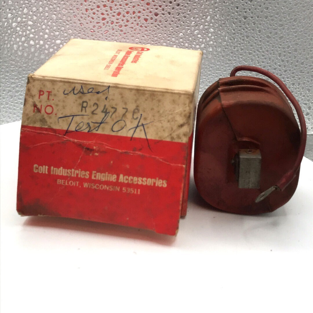 Fairbanks Morse Magneto Coil R2477C side view with box