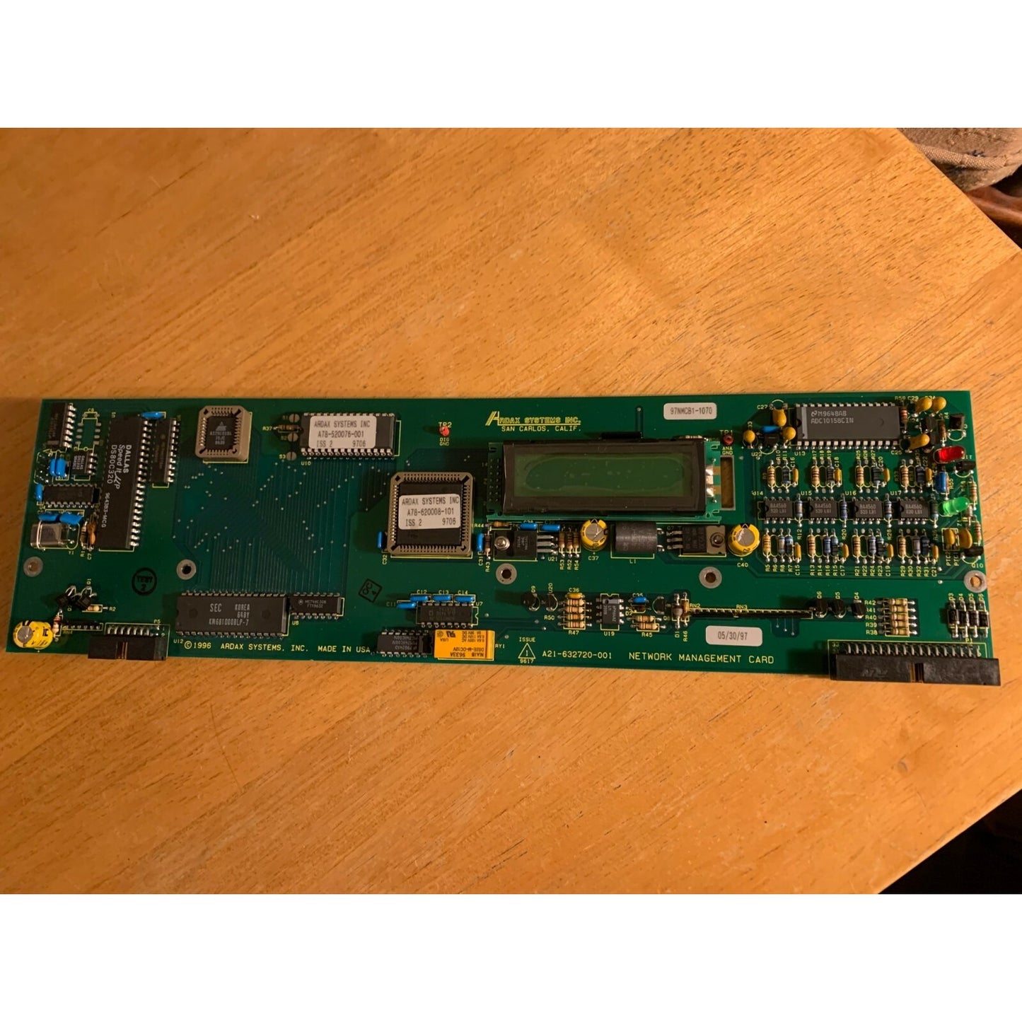 Ardax Systems Inc A21-632720-001 full view of front of circuit board